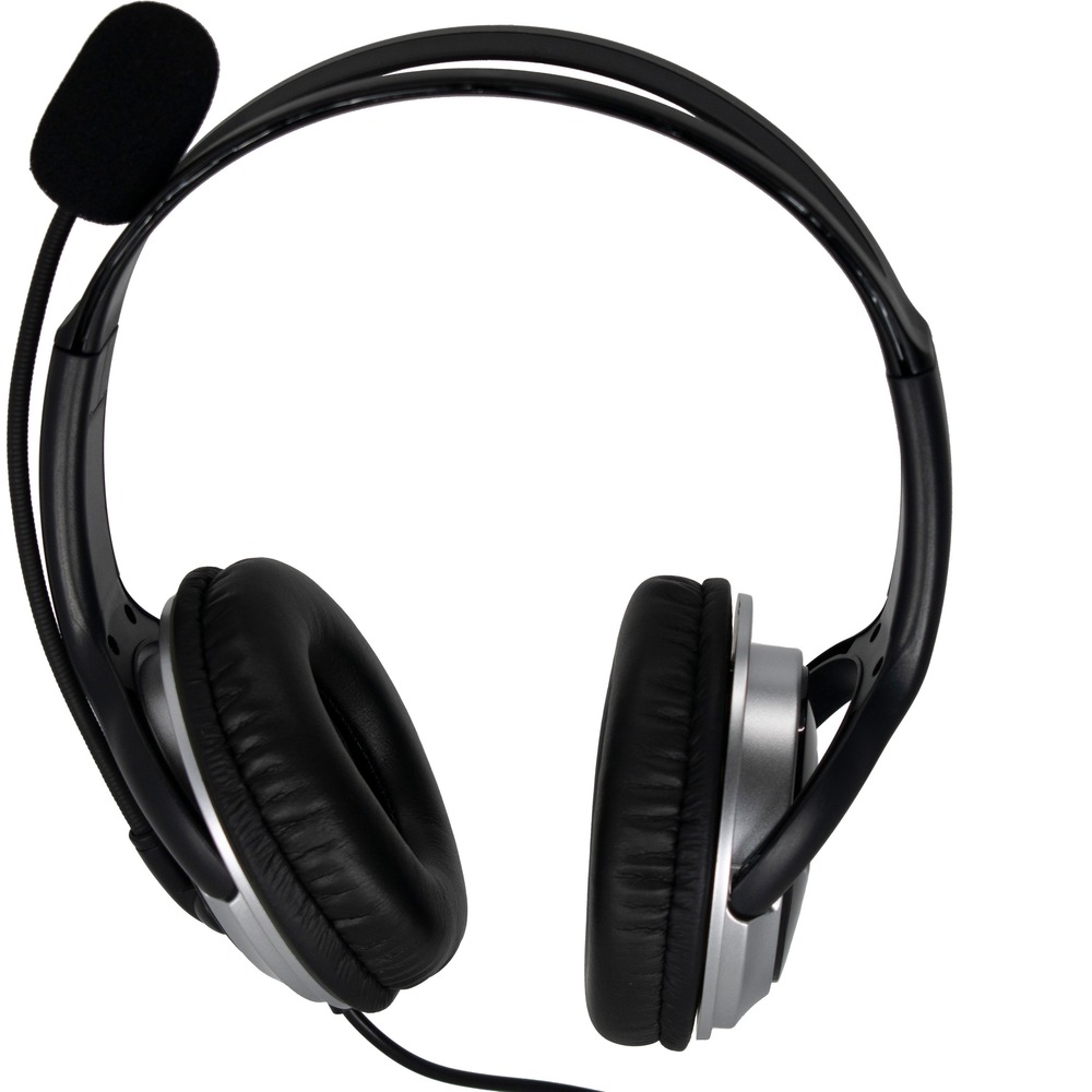 SPTZUMWDUSB2 - Wired Headset features large, leatherette-covered ear cushions for comfort and durability. Mic boom is completely flexible so you can position it in the best place. It also rotates to let you put the mic and cord on either your right or left side. Designed for extensive use, the large speaker chambers comfortably cover most ear sizes. Noise-canceling technology blocks out background noise in busy environments. In-line controller on the headset cord provides easy control. More from the Manufacturer