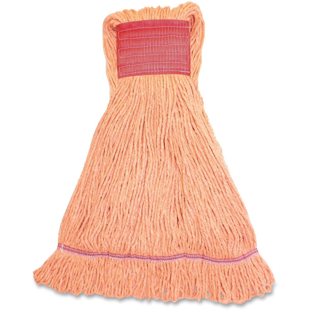 GJOLOR5B - Large mophead with a wide headband is ideal for general cleaning and disinfecting. Synthetic blend fibers (rayon and cotton) absorb six to seven times their weight. Mop offers a limited break-in period so you can start mopping sooner. Looped ends provide greater durability and launderability. Wide headband allows added launderability and use with all handle styles. 5" mesh headband with "S" zig-zag stitch pattern provides a more durable headband.