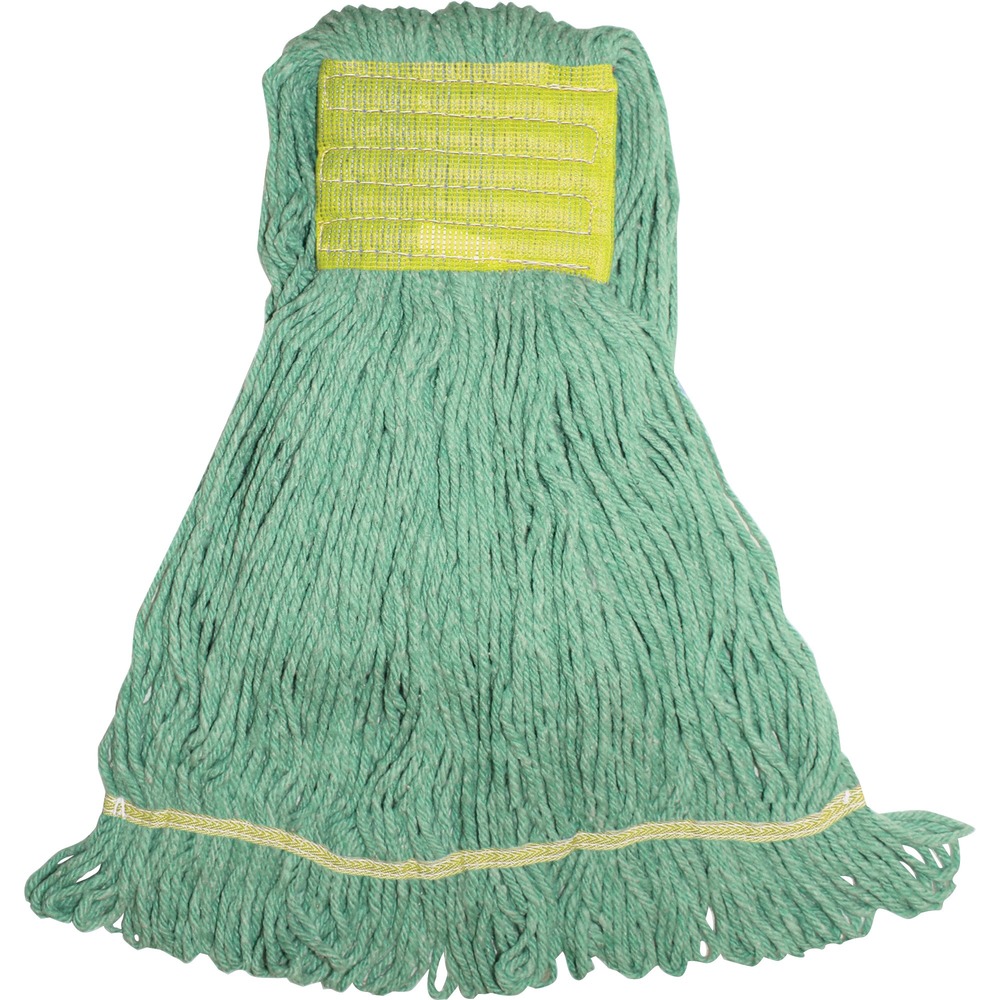 GJOSGR5B - Small mophead with a wide headband is ideal for general cleaning and disinfecting. Synthetic blend fibers (rayon and cotton) absorb six to seven times their weight. Mop offers a limited break-in period so you can start mopping sooner. Looped ends provide greater durability and launderability. Wide headband allows added launderability and use with all handle styles. 5" mesh headband with "S" zig-zag stitch pattern provides a more durable headband.