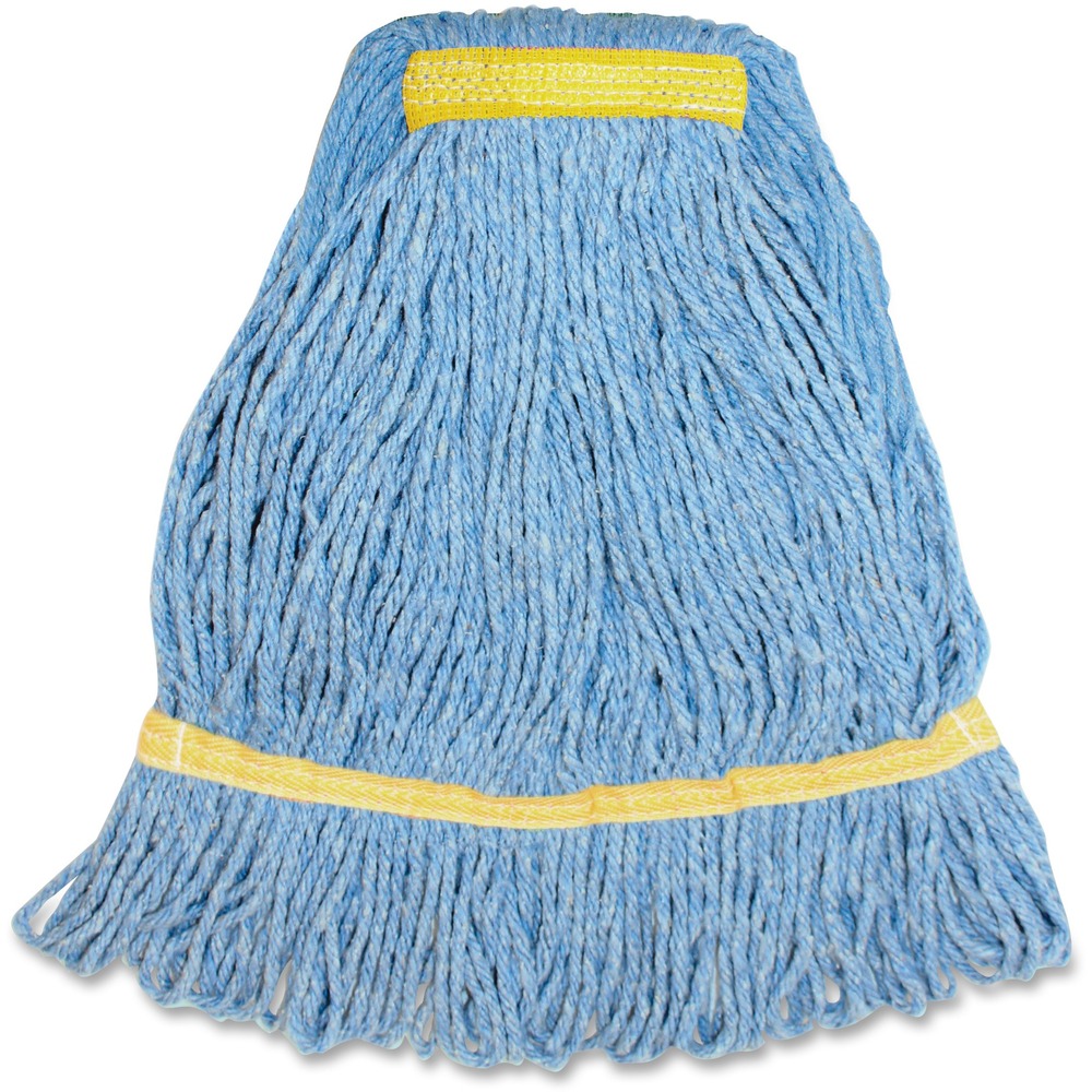 GJOSBL1B - Small mophead with a narrow headband is ideal for general cleaning and disinfecting. Synthetic blend fibers (rayon and cotton) absorb six to seven times their weight. Mop offers a limited break-in period so you can start mopping sooner. Looped ends provide greater durability and launderability.