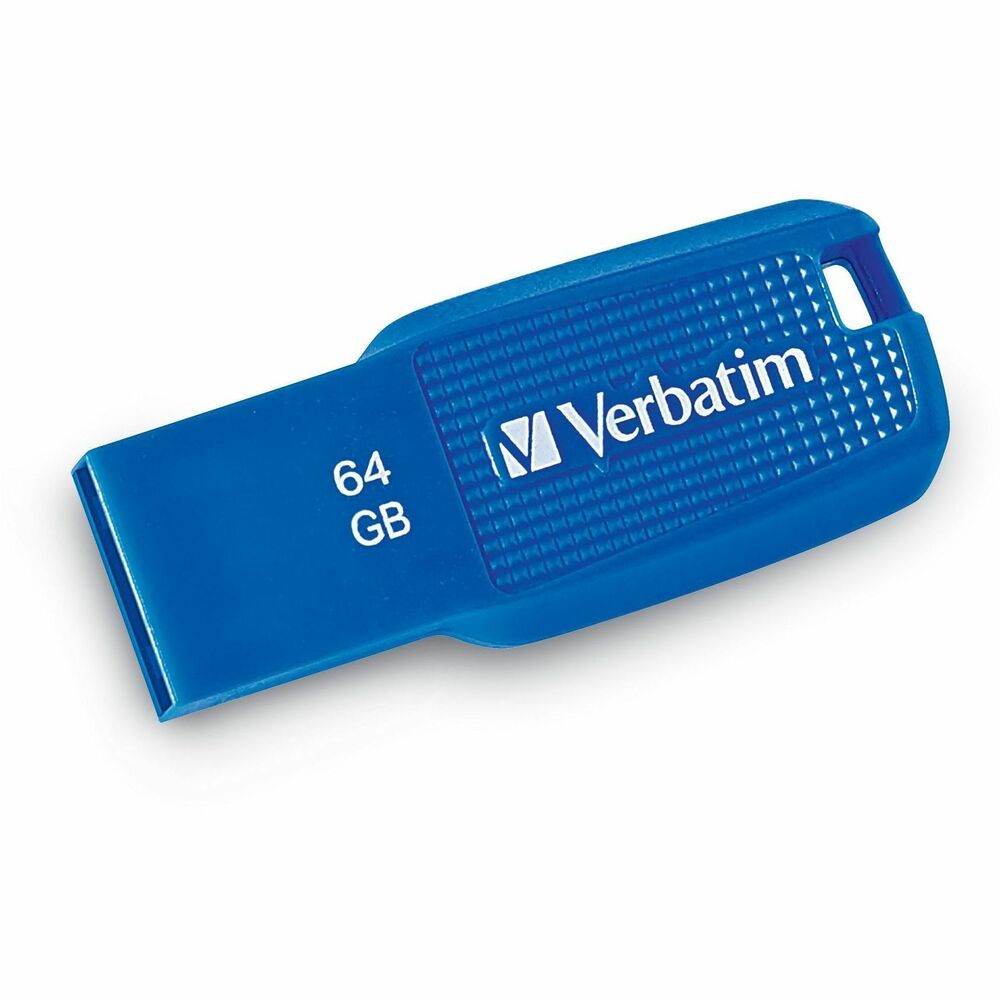 VER70879 - The Verbatim Ergo USB drive is the ideal combination of in-hand comfort and trusted data storage technology. The ergonomic design is easy to grip and the one-piece design means there's no cap to lose. The Chip-on-board (COB) design enhances reliability so you can trust this drive for years to come. And password protection software* keeps your data safe, even if your drive is stolen.