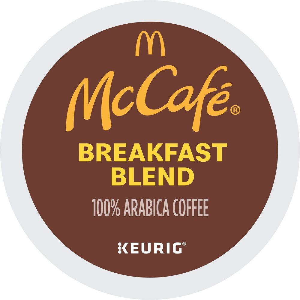 GMT8041 - Let the enticing aroma awaken your senses and experience the bright, lively flavor. Rich and vibrant, McCafe Breakfast Blend delivers a perfectly balanced cup - never too strong and never weak. It is made of 100 percent Arabica coffee beans. Caffeinated, light-roast coffee comes in airtight, recyclable K-Cups for single-cup brewing systems. K-Cups are easy to use. Simply shake and insert into your Keurig coffee brewer for a delicious cup of coffee.