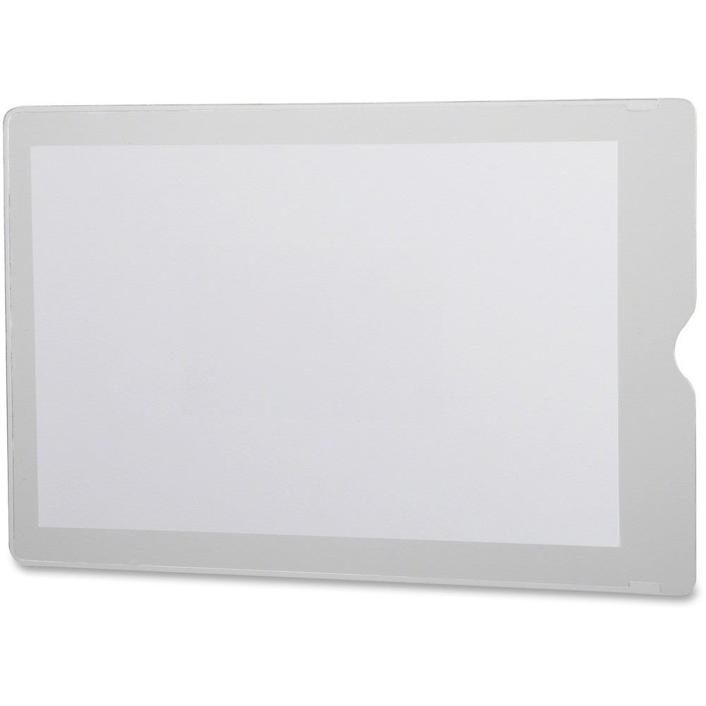 OXF65008 - Util-Jacs Envelope Jackets offer a way to protect and store documents without lamination. Simply slip your important document inside the crystal-clear, heavy-duty envelope jacket. Thumb-notch top allows quick insertion and removal of materials. Jacket is reinforced on upper edge to prevent tearing. Extra-tough vinyl is wear-resistant and water-resistant. Top-loading design makes the jackets easy to use.