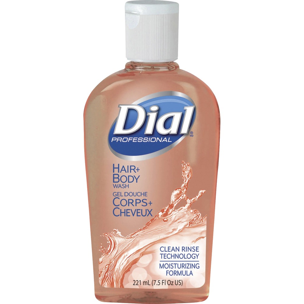 DIA04014 - Hair and Body Wash offers advanced moisture-attracting formula for lasting lightweight hydration, leaves your skin feeling healthy and smooth. It rinses clean for all-day freshness and washes away bacteria. This wash with moisturizers is perfect for use in any facility requiring a quality total body cleansing product, including hotels, fitness clubs, spas and nursing homes. Unisex fragrance is peach. Wash comes in a convenient, flip-top plastic bottle.