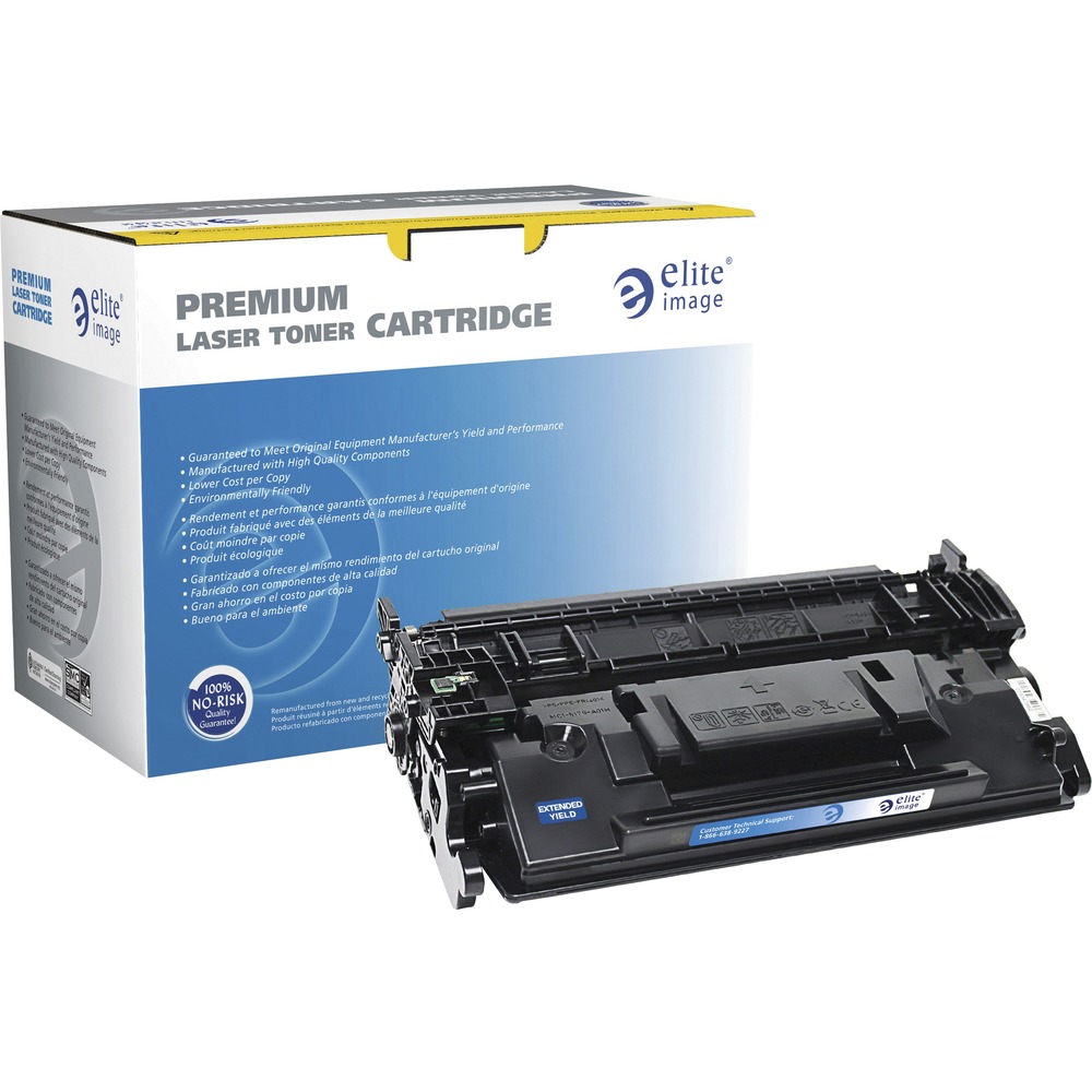 ELI03432 - Remanufactured toner cartridge is designed for use with HP LaserJet Pro M402D, M402DN, M402DW, M402N; LaserJet Pro MFP M426FDN and M426FDW. High-quality output offers vibrant reproduction so it's ideal for printing at home and the office. Cartridge installs easily and quickly to minimize downtime. Toner is the result of rigorous product development protocols and provides OEM-equivalent performance. This extended-yield cartridge produces approximately 12,000 pages. Elite Image is ISO certified.