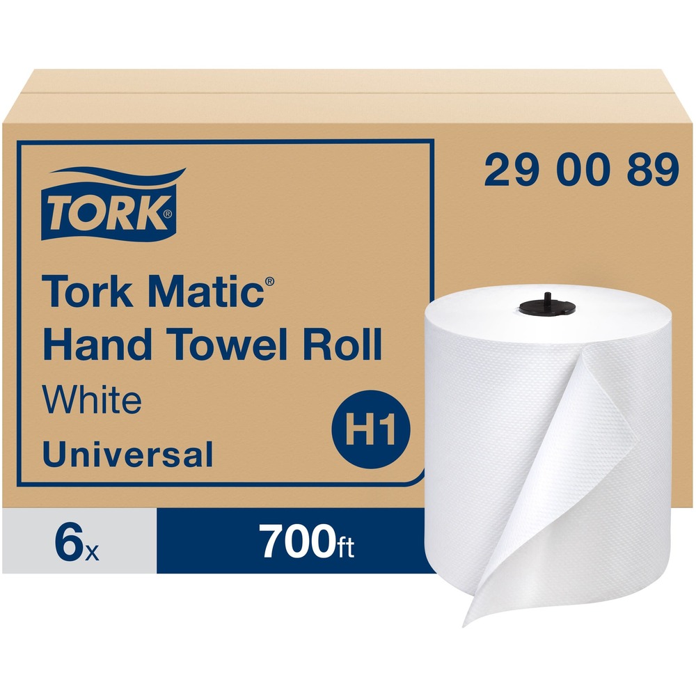 TRK290089 - Designed specifically for the Tork Elevation Matic hand towel roll dispenser (sold separately), these highly absorbent towels offer the perfect combination of quality, performance and value. Embossing enhances hand feel and maximum absorbency so fewer towels are used per hand-dry. Less packaging reduces your overall labor and maintenance costs. Long-lasting rolls minimize maintenance costs while maximizing service. Eco-friendly design is made from a high percentage of post-consumer fiber to provide environmental benefits and help you create a positive image. More from the Manufacturer