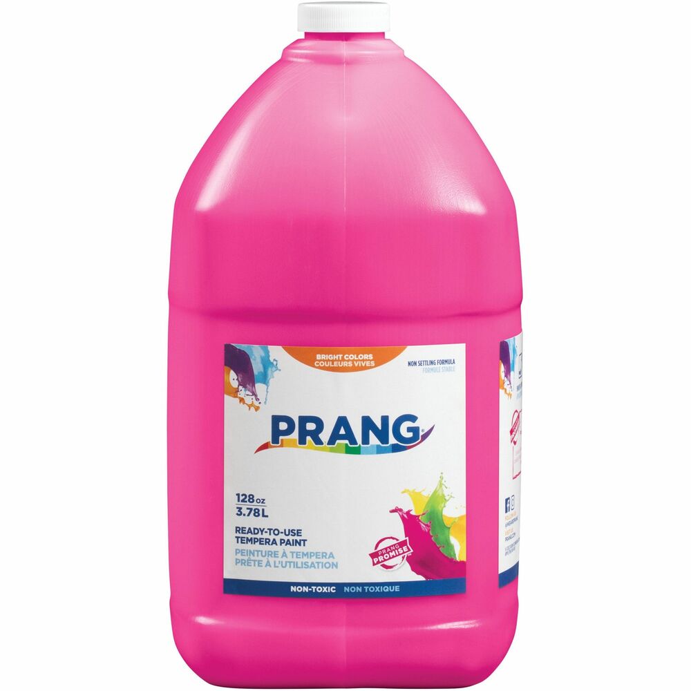 DIXX22818 - Use the Prang Ready-to-Use Liquid Tempera Paint to indulge your senses with a seamless laydown that provides breathtaking vibrant colors to your painting. Safe, nontoxic formula makes it a great teacher's choice for young artists. Nonsettling formula lets you avoid shaking or stirring. Ergonomic plastic bottles allow easy dispensing. Certified AP nontoxic paint conforms to ASTM standards.