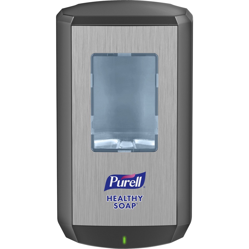 GOJ783401 - Using innovative energy-on-the-refill, the PURELL CS8 Soap Dispenser is always ready with touch-free, soap dispensing. Each new refill comes with its own energy source - a coin cell battery integrated into the refill. Optional SMARTLINK modules add capability for service alerts, compliance monitoring and other upgrades as technology evolves. Large sight window makes it easy to check refill level. AT-A-GLANCE refills provide the easiest way to see when refills need to be changed. Dispenser uses PURELL CS8 1200 ml. Energy-on-the Refill Healthy Soap refills. Dispenser and formulation are calibrated to provide the optimal dose for effective hand hygiene. Dispenser is fully ADA-compliant. More from the Manufacturer