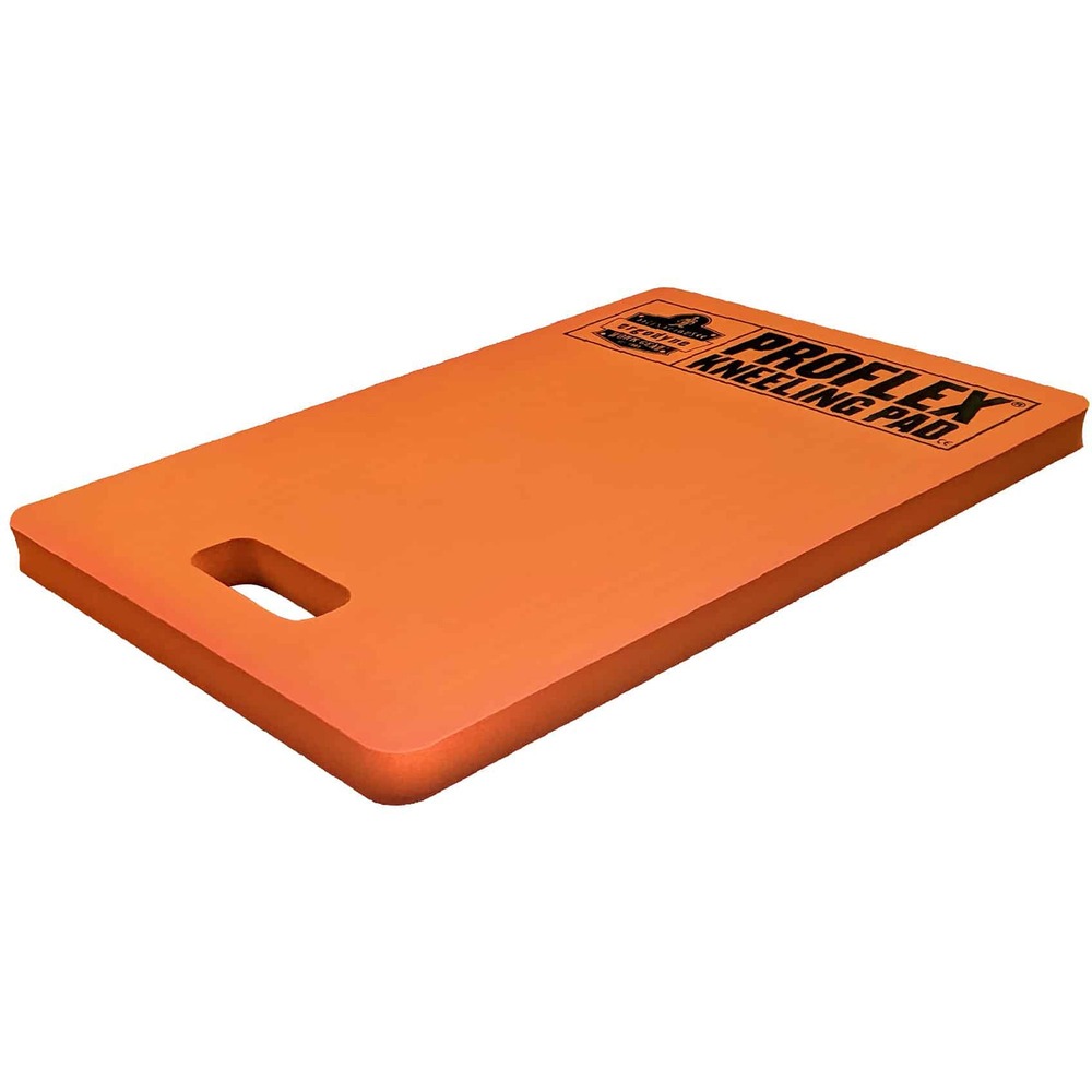 EGO18381 - ProFlex 380 Standard Kneeling Pad provides cushioning comfort and knee protection for static kneeling situations. Thick, nitrile rubber (NBR), closed cell foam will keep its shape over time and won't absorb liquids. Durable, closed-cell foam is nonconductive, petroleum-resistant, water-resistant and silicone-free. Convenient, built-in handle allows easy transport and hanging storage, making it the perfect knee cushion for working at your job, garage, garden or home.