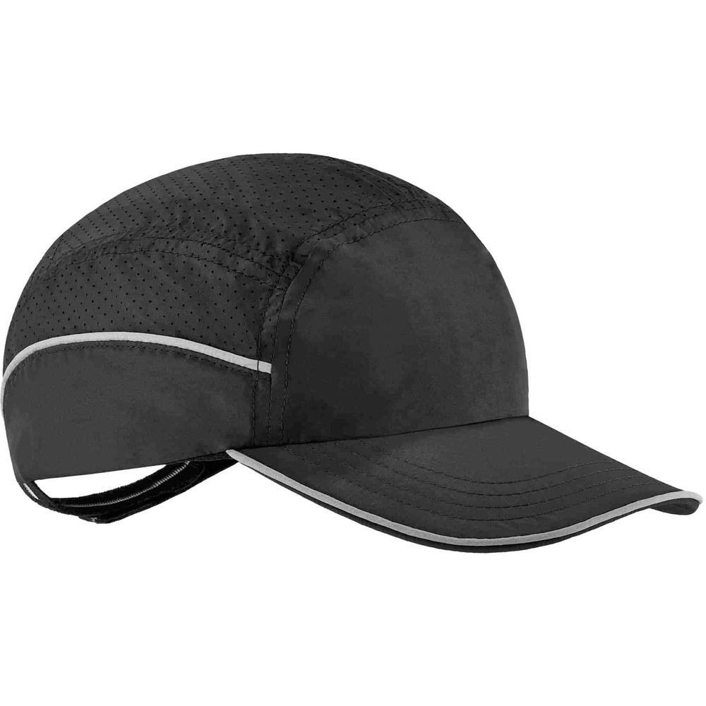 EGO23367 - At less than 5 oz., Skullerz 8955 Lightweight Bump Cap Hat with long brim delivers optimal comfort without compromising safety for protection against bumps, scrapes, bruises and other minor head injuries. Removable bump cap insert is made of a lightweight yet durable, high-density polyethylene (HDPE) with maximum ventilation for all-day breathability. Removable, washable and antimicrobial EPP foam liner offers enhanced protection, airflow and comfort, preventing sweat from dripping down into eyes. Vents in the insert and foam pad channel heat away from the head. This safety bump cap meets the EN 812-2012 standard for industrial bump caps. Not bulky like a hard hat, bump caps are typically worn in spaces where worker-generated impact head protection is needed, like low ceilings, beams, low pipes and other bump hazards.