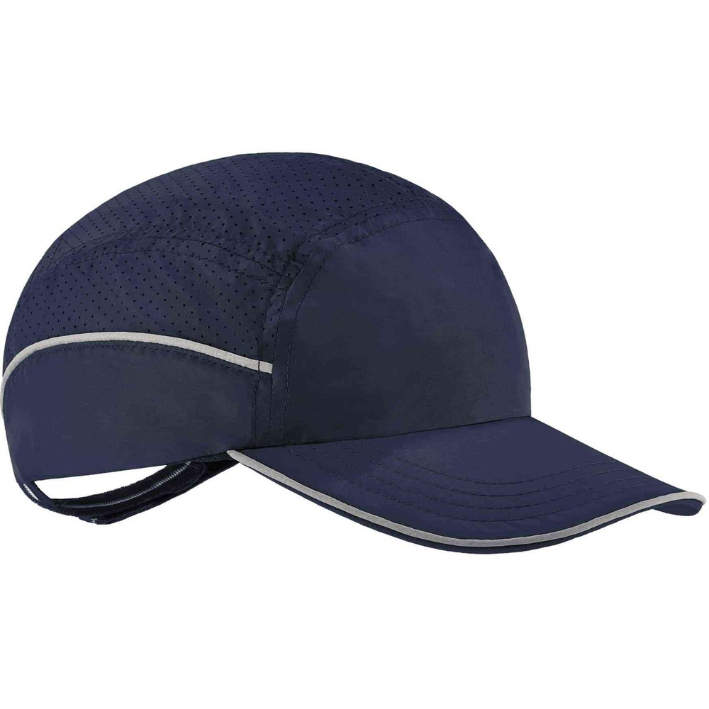EGO23337 - At less than 5 oz., Skullerz 8955 Lightweight Bump Cap Hat with long brim delivers optimal comfort without compromising safety for protection against bumps, scrapes, bruises and other minor head injuries. Removable bump cap insert is made of a lightweight yet durable, high-density polyethylene (HDPE) with maximum ventilation for all-day breathability. Removable, washable and antimicrobial EPP foam liner offers enhanced protection, airflow and comfort, preventing sweat from dripping down into eyes. Vents in the insert and foam pad channel heat away from the head. This safety bump cap meets the EN 812-2012 standard for industrial bump caps. Not bulky like a hard hat, bump caps are typically worn in spaces where worker-generated impact head protection is needed, like low ceilings, beams, low pipes and other bump hazards.