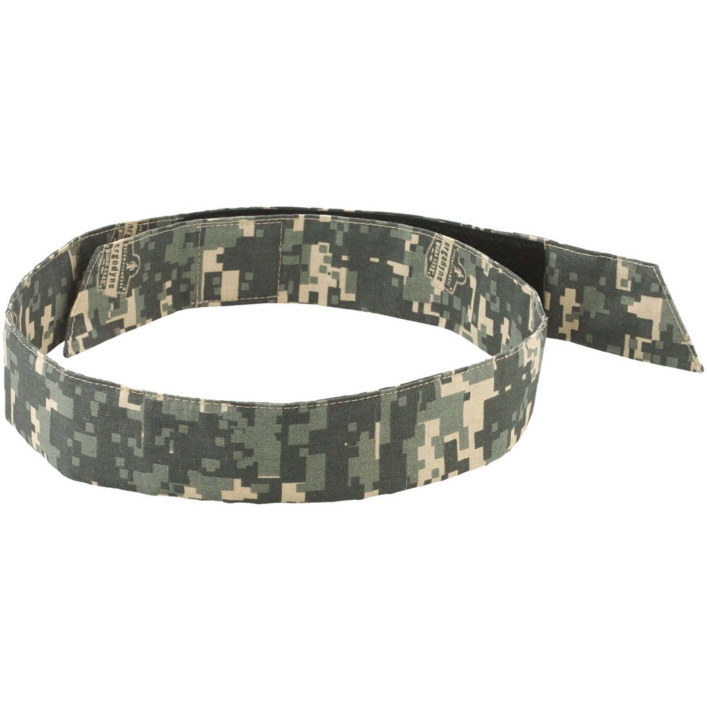 EGO12314 - Chill-Its 6705 Evaporative Cooling Bandana is made with activated acrylic polymers to bring cooling relief. Soak in water for 2 to 5 minutes to activate. Bandana remains hydrated for up to 4 hours. Simply rewet to reuse. The hook-and-loop closure in the back offers a secure closure. This simple, effective and comfortable solution for heat stress prevention is similar to how sweat cools the body. It uses an external water source to draw heat away, helping to regulate body temperature while providing cool relief. When activated, this cooling bandana is comfortable and refreshing for even the hottest days of the year.