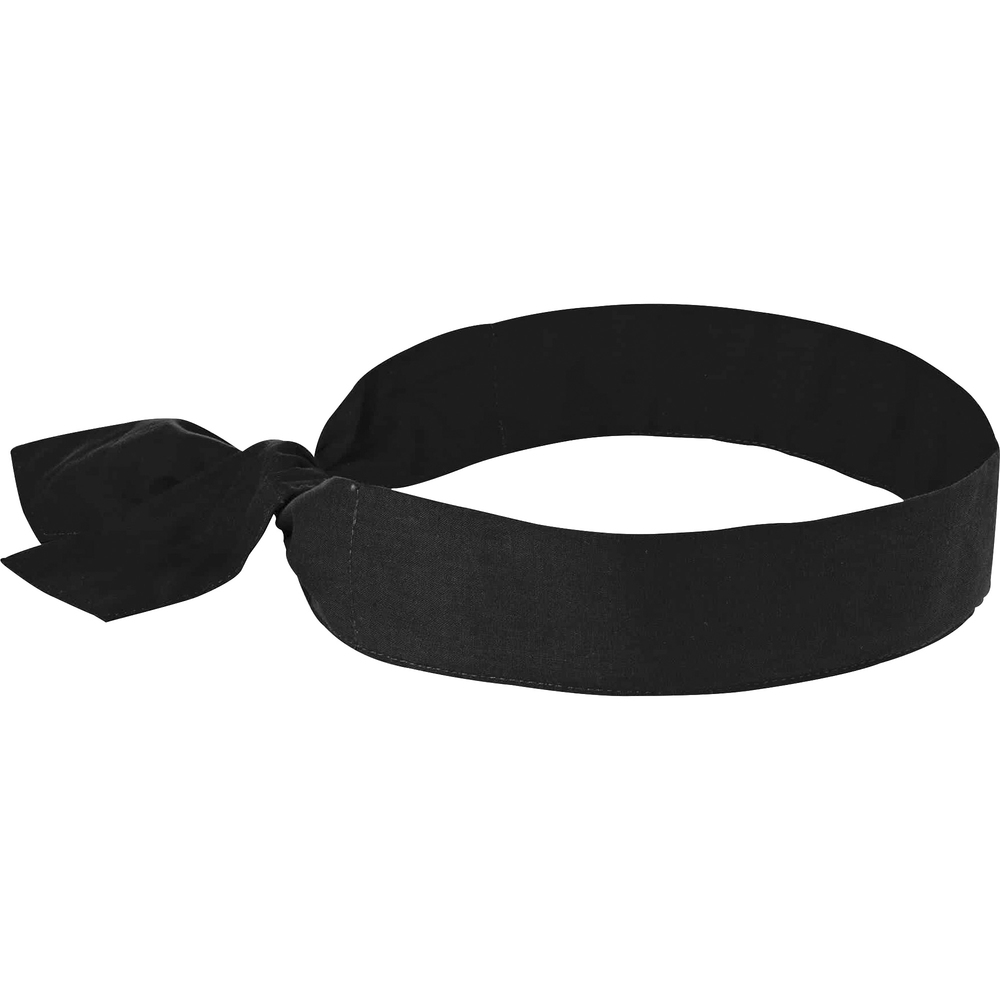 EGO12332 - The Chill-Its 6700CT Cooling Bandana features polymer crystal cooling technology for relief in extreme heat. It quickly activates for up to 4 hours of relief. Lightweight and low-profile, this comfortable cotton bandana is perfect for wear around the neck or under hard hats. A tie closure in the back allows an adjustable, snug fit on a variety of head sizes. This simple, effective and comfortable solution for heat stress prevention is similar to how sweat cools the body. It uses an external water source to draw heat away, helping to regulate body temperature while providing cool relief. When activated, this cooling bandana is comfortable and refreshing for even the hottest days of the year.