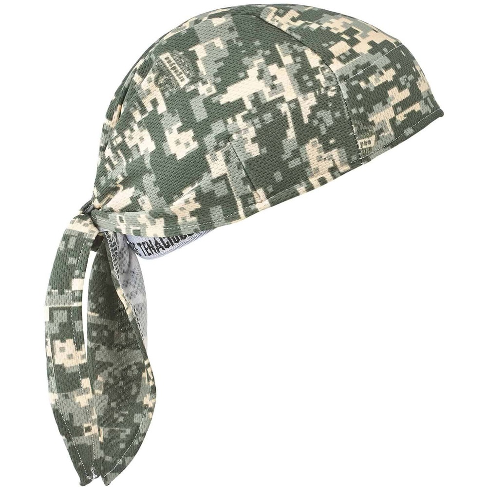EGO12478 - The Chill-Its 6615 High-Performance Bandana Do Rag is made with Hi Cool moisture-wicking technology to keep workers comfortably cool and dry on hot days. The Hi Cool performance fabric wicks moisture for quick-drying while the absorbent, terry cloth sweatband prevents sweat from dripping into eyes. This low-profile cooling do rag can be worn alone or under a hard hat. One size fits most. Back features an elastic band that stretches to comfortably fit a variety of head sizes. To be worn correctly, the three pieces of fabric should also be tied in a knot. Machine wash as needed and hang to dry. Do rag is ideal for building, landscaping, roofing and recreational activities in the heat.