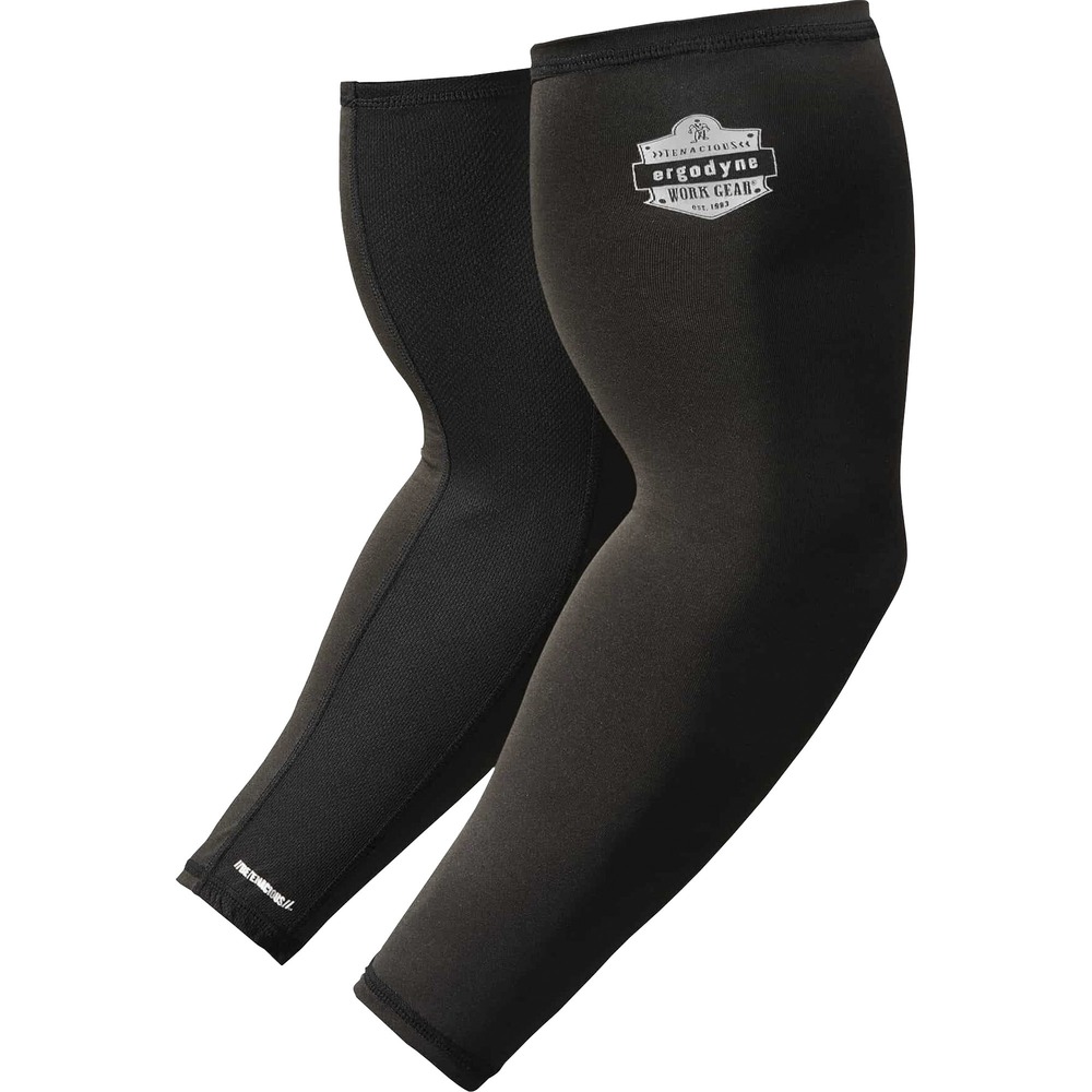 EGO12383 - Chill-Its 6690 Cooling Arm Sleeves provide full arm coverage to absorb and wick away sweat, deliver advanced cooling relief, shield skin from the sun's UV rays and even protect against light abrasions. Lightweight performance knit fabric is soft, stretchable and durable. With UPF 50+ protection from harmful UV rays, these sun protective sleeves provide instant cooling relief. They help absorb and dry sweat quickly. Anti-odor treatment keeps funky and unpleasant body odors under control when you're going all out. Machine-washable sleeves come in a pair pack and include two sleeves that fit on both left and right arms.