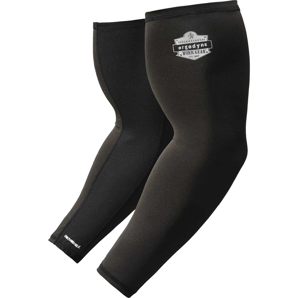 EGO12384 - Chill-Its 6690 Cooling Arm Sleeves provide full arm coverage to absorb and wick away sweat, deliver advanced cooling relief, shield skin from the sun's UV rays and even protect against light abrasions. Lightweight performance knit fabric is soft, stretchable and durable. With UPF 50+ protection from harmful UV rays, these sun protective sleeves provide instant cooling relief. They help absorb and dry sweat quickly. Anti-odor treatment keeps funky and unpleasant body odors under control when you're going all out. Machine-washable sleeves come in a pair pack and include two sleeves that fit on both left and right arms.