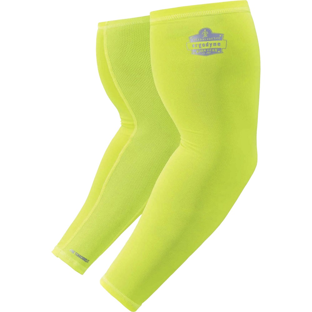 EGO12284 - Chill-Its 6690 Cooling Arm Sleeves provide full arm coverage to absorb and wick away sweat, deliver advanced cooling relief, shield skin from the sun's UV rays and even protect against light abrasions. Lightweight performance knit fabric is soft, stretchable and durable. With UPF 50+ protection from harmful UV rays, these sun protective sleeves provide instant cooling relief. They help absorb and dry sweat quickly. Anti-odor treatment keeps funky and unpleasant body odors under control when you're going all out. Machine-washable sleeves come in a pair pack and include two sleeves that fit on both left and right arms.