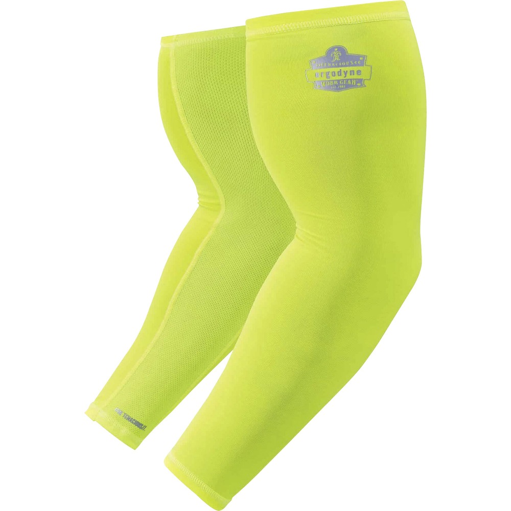 EGO12285 - Chill-Its 6690 Cooling Arm Sleeves provide full arm coverage to absorb and wick away sweat, deliver advanced cooling relief, shield skin from the sun's UV rays and even protect against light abrasions. Lightweight performance knit fabric is soft, stretchable and durable. With UPF 50+ protection from harmful UV rays, these sun protective sleeves provide instant cooling relief. They help absorb and dry sweat quickly. Anti-odor treatment keeps funky and unpleasant body odors under control when you're going all out. Machine-washable sleeves come in a pair pack and include two sleeves that fit on both left and right arms.