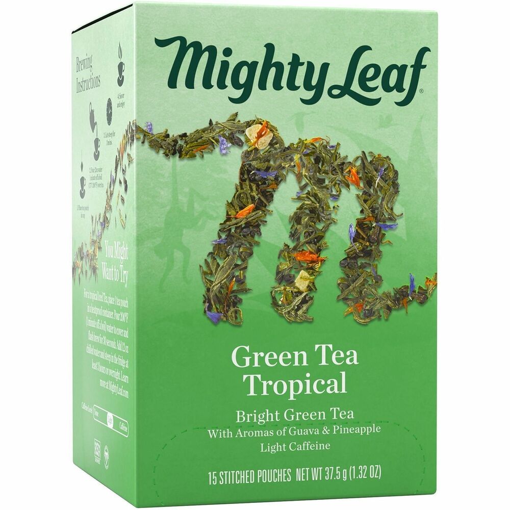 PEE510138 - Our most popular green tea blend, a cup full of smooth green tea flavor that mingles harmoniously with sweet tropical fruits.