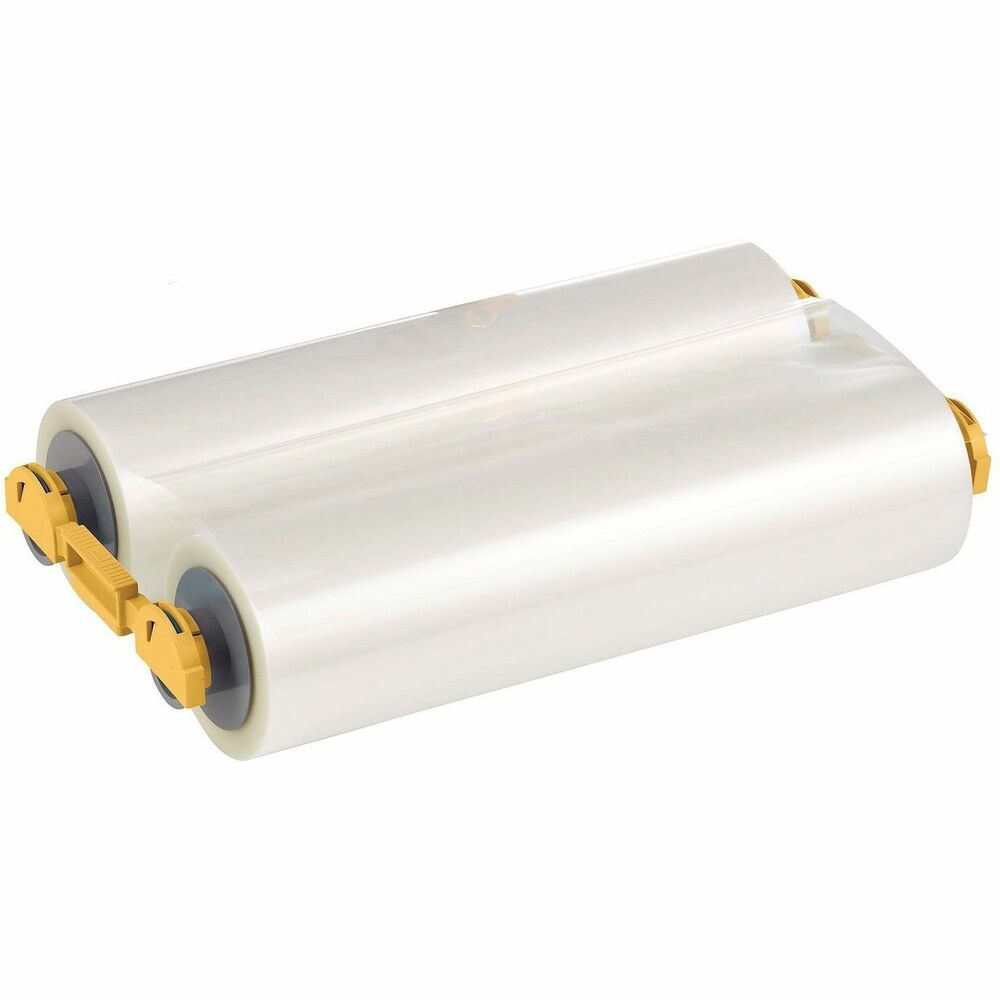 GBCFOTONRC005 - Foton 30 Film Refill gives your documents the perfect finish and makes film changes easy. Simply insert the polyester film into your GBC Foton 30 Reloadable Cartridge (not included), place it in the Foton 30 and start laminating for a glossy finish that emphasizes the colors in documents. Reloadable cartridge fits perfectly in the Foton 30 Laminator (not included) with no threading and no hassle. Color-coding helps you quickly match the refill to your cartridge. This 5 mil film refill has an orange indicator that matches the orange indicator on the 5 mil reloadable cartridge. It laminates approximately 140 letter-size sheets. 5 mil thickness protects documents while retaining limited flexibility.