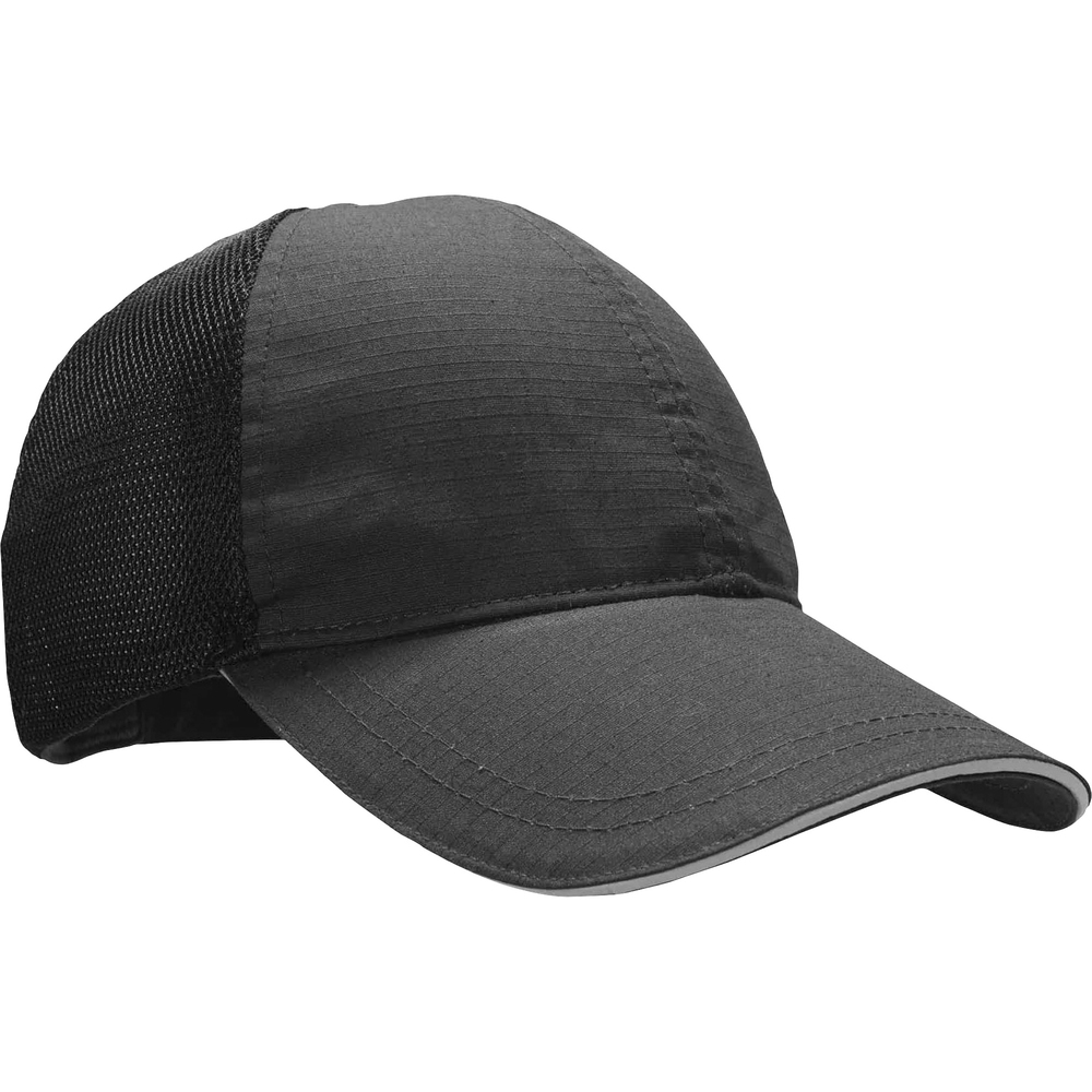 EGO23400 - Skullerz 8946 Standard Baseball Cap pairs with a bump cap insert (not included) to wear on work sites where hard hats aren't required, but added head impact protection is still needed. To shield against bumps, scrapes, bruises and other minor head injuries, cap must be combined Skullerz 8945 Universal Bump Cap Insert that is a lightweight, impact-resistant shell featuring an interior foam pad for additional impact protection and comfort. Reflective piping on cap brim helps keep workers safe and seen. With adjustable hook-and-loop closure, one size fits most. Machine-washable, mesh back half offers increased airflow and cooler feel for breathability.