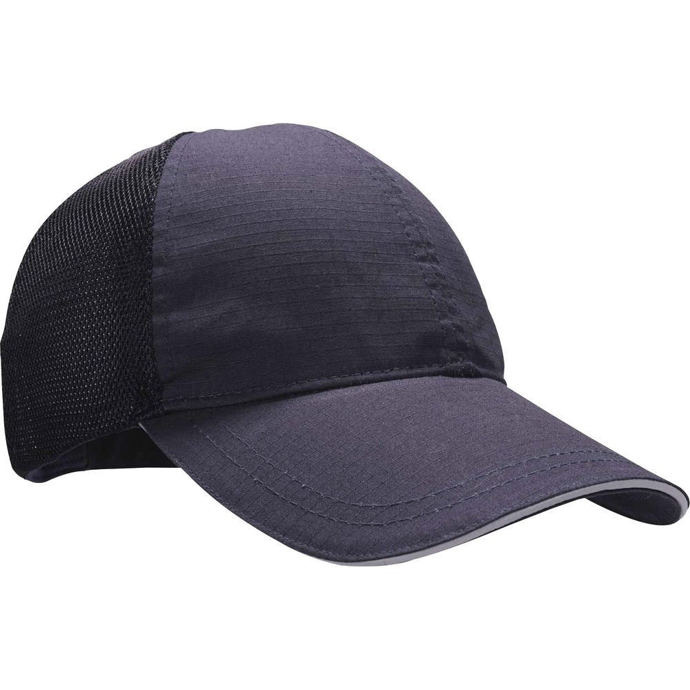 EGO23401 - Skullerz 8946 Standard Baseball Cap pairs with a bump cap insert (not included) to wear on work sites where hard hats aren't required, but added head impact protection is still needed. To shield against bumps, scrapes, bruises and other minor head injuries, cap must be combined Skullerz 8945 Universal Bump Cap Insert that is a lightweight, impact-resistant shell featuring an interior foam pad for additional impact protection and comfort. Reflective piping on cap brim helps keep workers safe and seen. With adjustable hook-and-loop closure, one size fits most. Machine-washable, mesh back half offers increased airflow and cooler feel for breathability.