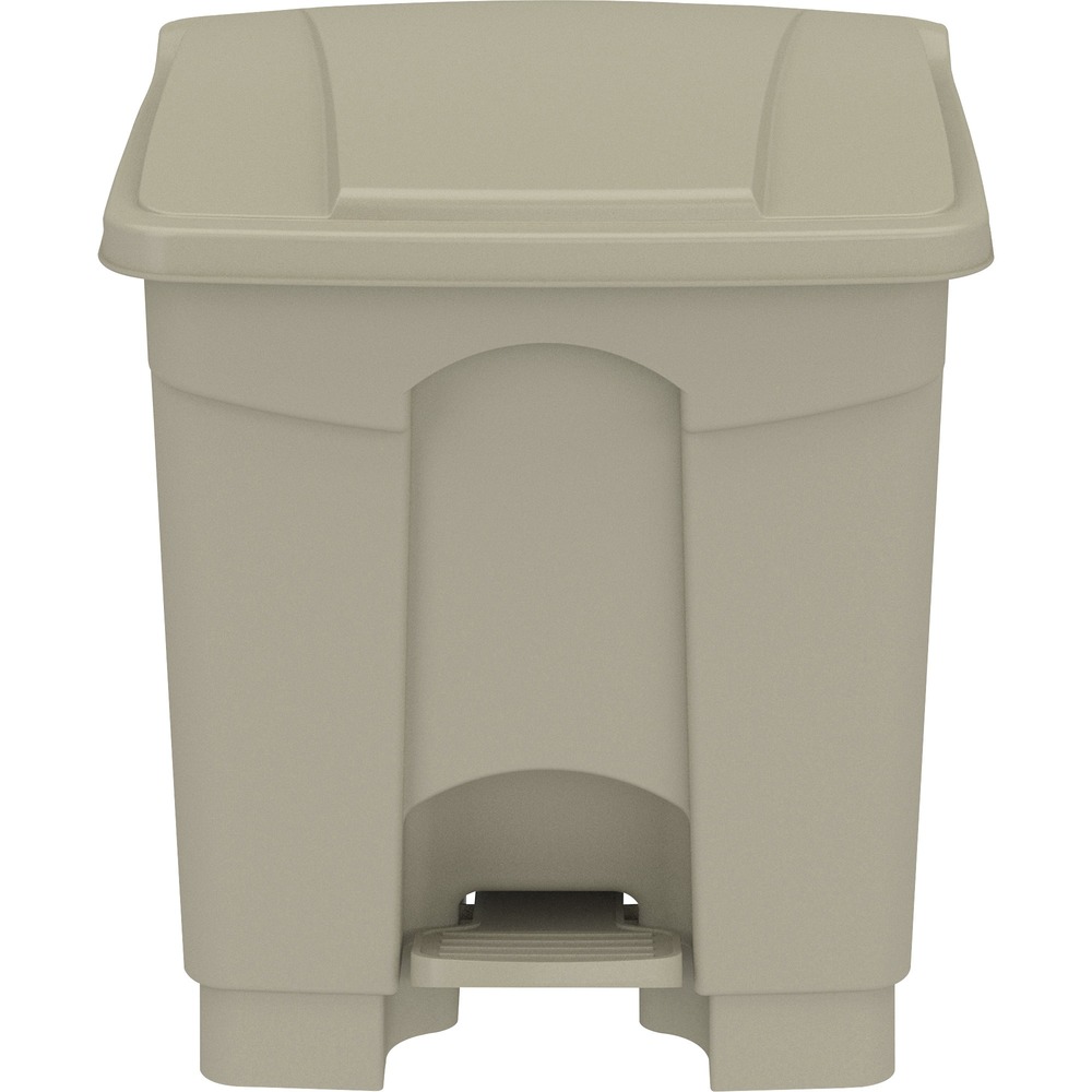 SAF9924TN - Create a safe, healthy work or home environment with this contact-free, easy-to-clean waste receptacle. Hands-free, step-on design makes it easy to get waste to where it needs to go, even when you don't have a free hand. Lid opens and closes securely with the press of foot. Lightweight plastic is easy to clean and relocate. Waste receptacle is simple to assemble.