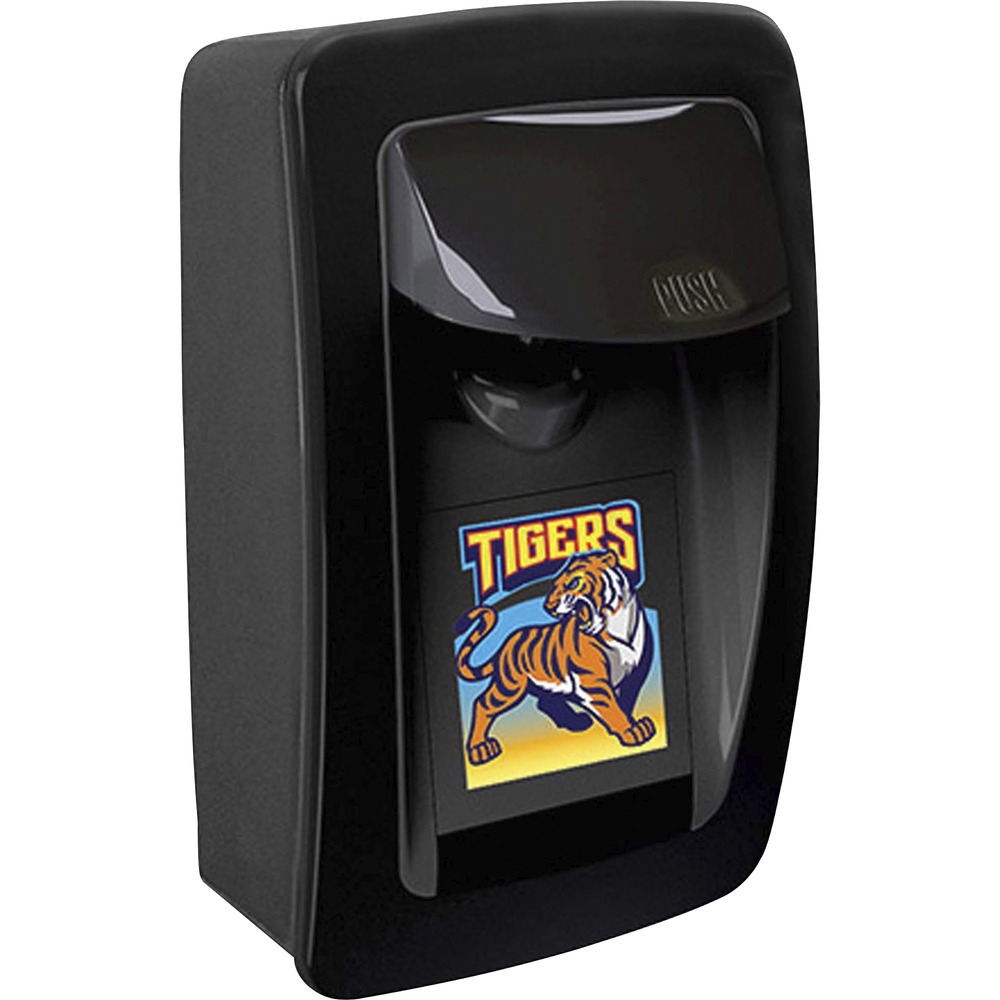 KUTDECO001BK31 - Deco Manual Dispenser features a large area on the front of the dispenser for private branding. Top dispensing leaves no risk of leaking valves. Easy-to-use design lets you see the product being dispensed to prevent wasted extra pushes. Durable plastic construction does not use metal parts for safe use in wet or dry conditions. Economical design dispenses 0.75 ml. per activation. Dispenser is designed for all 1000 ml. and 1200 ml. size Health Guard refills (sold separately).