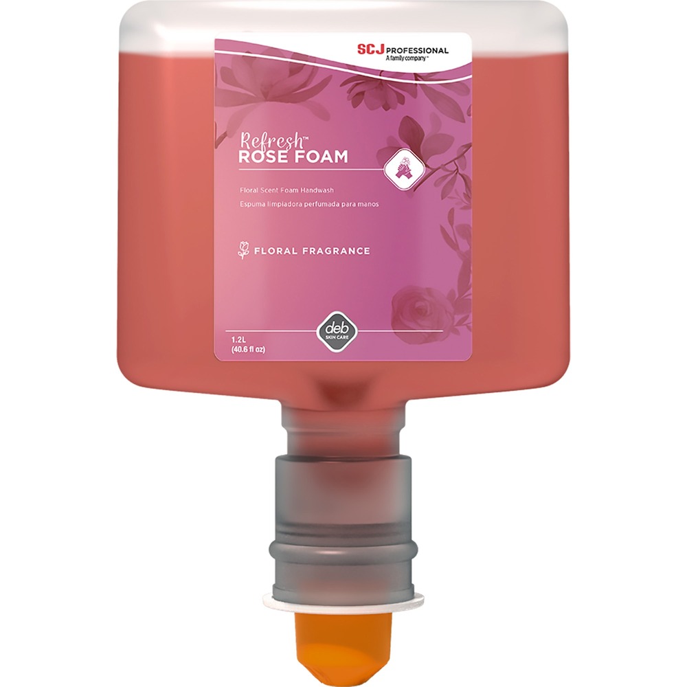 SJNRFW120TF - Refresh Rose FOAM in a handwash cartridge features a signature fragrance with a light scent, mild formula and ingredients designed to deliver highly effectively skin cleansing when used properly. Use the cartridge in SC Johnson TouchFREE Ultra Dispensers. The modern, Enchanted Rose fragrance carries pleasantly fresh and clean notes to elevate the washroom experience. Dermatologist-tested handwash uses milder preservatives to reduce the risk of skin irritation. Added skin moisturizers help prevent drying and leave your skin feeling smooth after use. Handwash removes more than 99 percent of dirt and germs. High-quality, smooth foam delivers a pleasant, silky-smooth skin feel when washing.