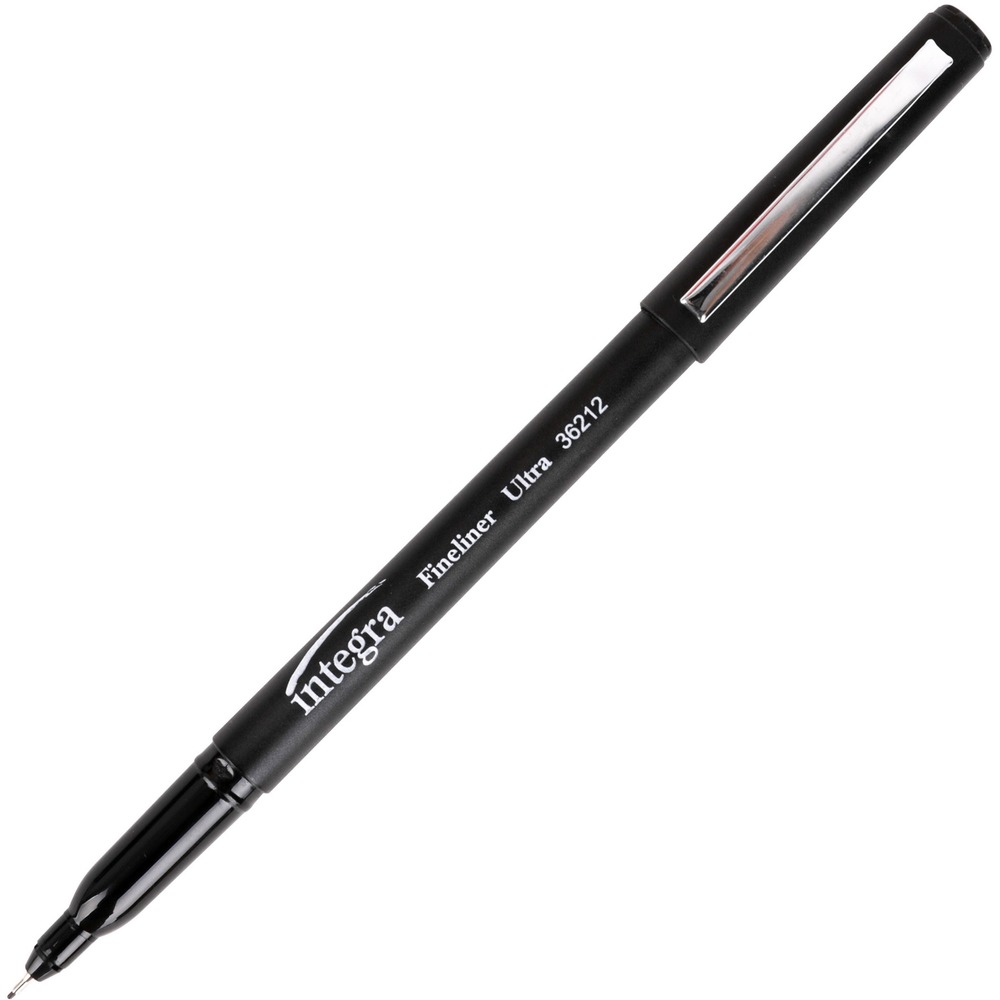 ITA36212 - Permanent Marker features an ultra-fine 0.7mm point to create smooth, crisp lines for detailed handwriting. Metal clip secures tightly to keep this marker within reach. Marker is perfect for daily use at home, office and school.