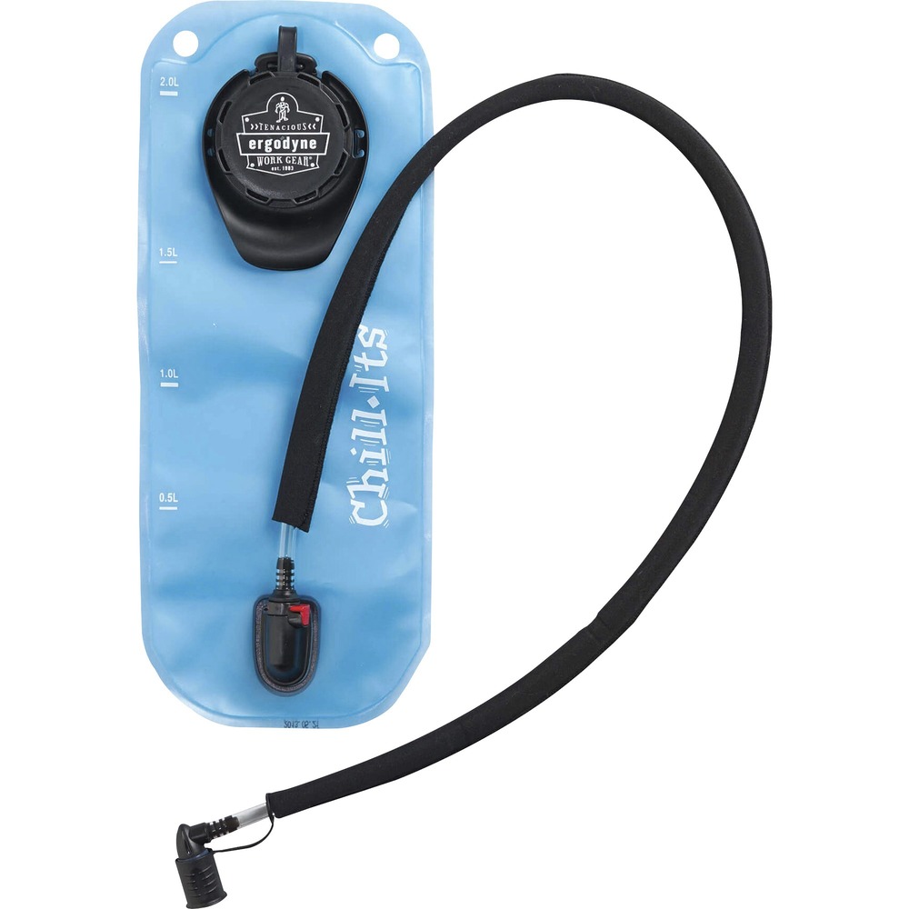 EGO13057 - 5050B Replacement Bladder is handy when your old hydration bladder needs replacing for portable use. Filling bladder is simple and painless with the wide, dual-cap opening that prevents dreaded spills. Drink a maximum of 2 liters of refreshing water thanks to the insulated tube that cools water in the heat. One cap is small to fill with water and drink. Other cap is large to fill with ice. Safe, clean hydration is possible with the antimicrobial bite valve and cover protecting against contaminants. High-quality thermoplastic is durable and does not have that unfortunate plastic taste or smell. It is suited with the Chill-Its 5155 Hydration Pack (not included) and 5159 Hydration Cleaning Kit (not included).