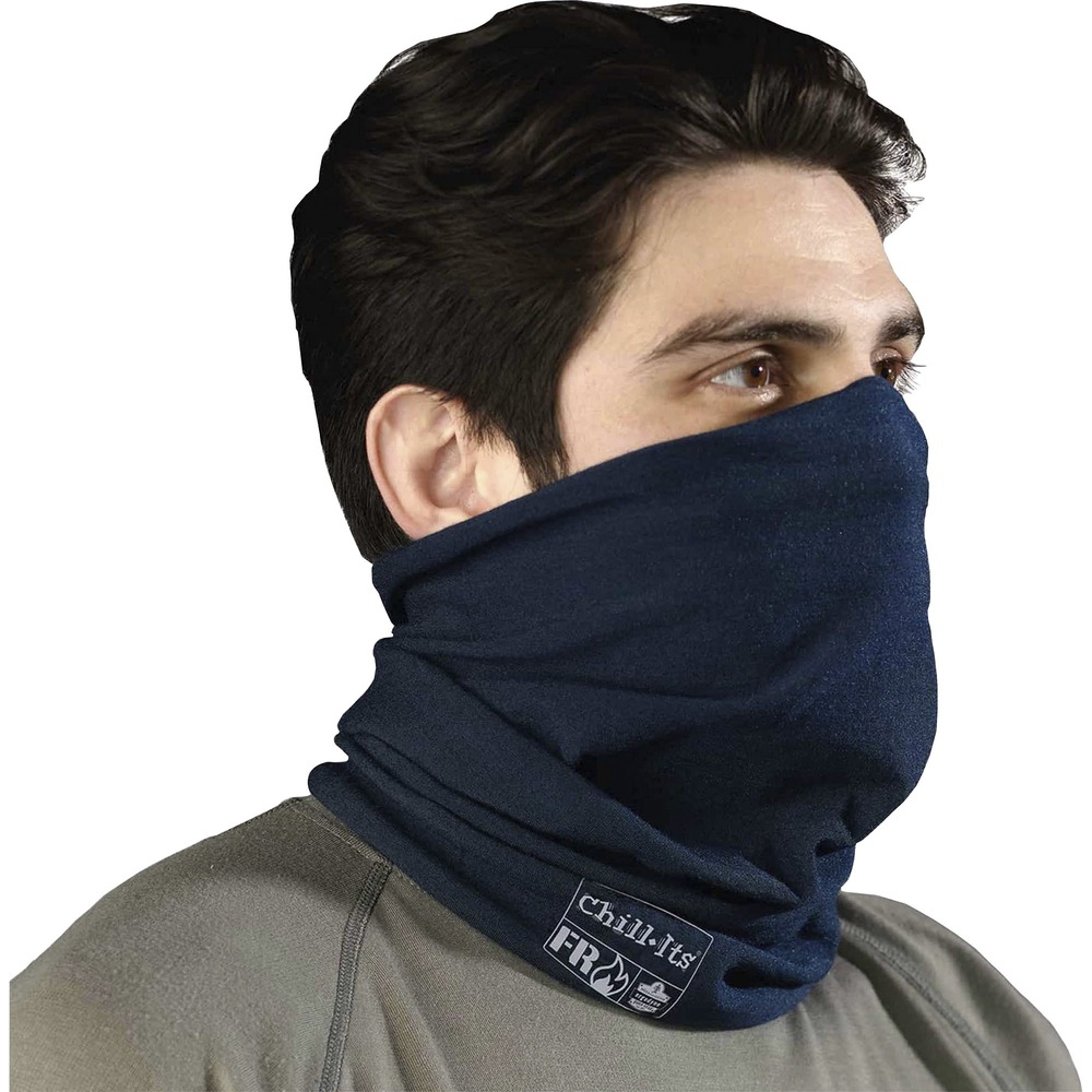 EGO42201 - 6486 Fire-Resistant Multi-Band offers head and face protection from arc flash hazards, sun, dust and flying debris. NFPA 70E-approved, fire-resistant, Nomex knit fabric is arc-rated as category one. Multi-band meets ASTM F1506 requirements for protection against arc flash. Stretchable, seam-free design lets you wear it as a face covering, headband, neck gaiter, hat, dew rag and more. Low-profile construction fits under a hard hat with no bulking. High-tech, moisture-wicking technology features fast drying and anti-odor treatment for all-day freshness. Machine-wash it as needed and hang to dry. Multi-band is ideal for petrochemical, electrical, oil/gas and refinery work.