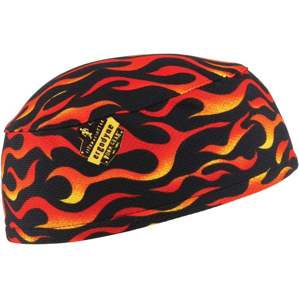 EGO12514 - 6630 Skull Cap is a low-profile cap featuring a wide, absorbent, terry cloth sweatband to manage perspiration away from your eyes, face and glasses. Hi-Cool moisture-management fabric is stretchy enough to fit most heads and can be worn under a hard hat or on its own to provide sun-blocking protection. Cap is great for construction workers, landscapers, roofers and more. Wear this skull cap to reduce the risk of heat stress while mountain biking, motorcycling, gardening, hiking, playing sports and more.
