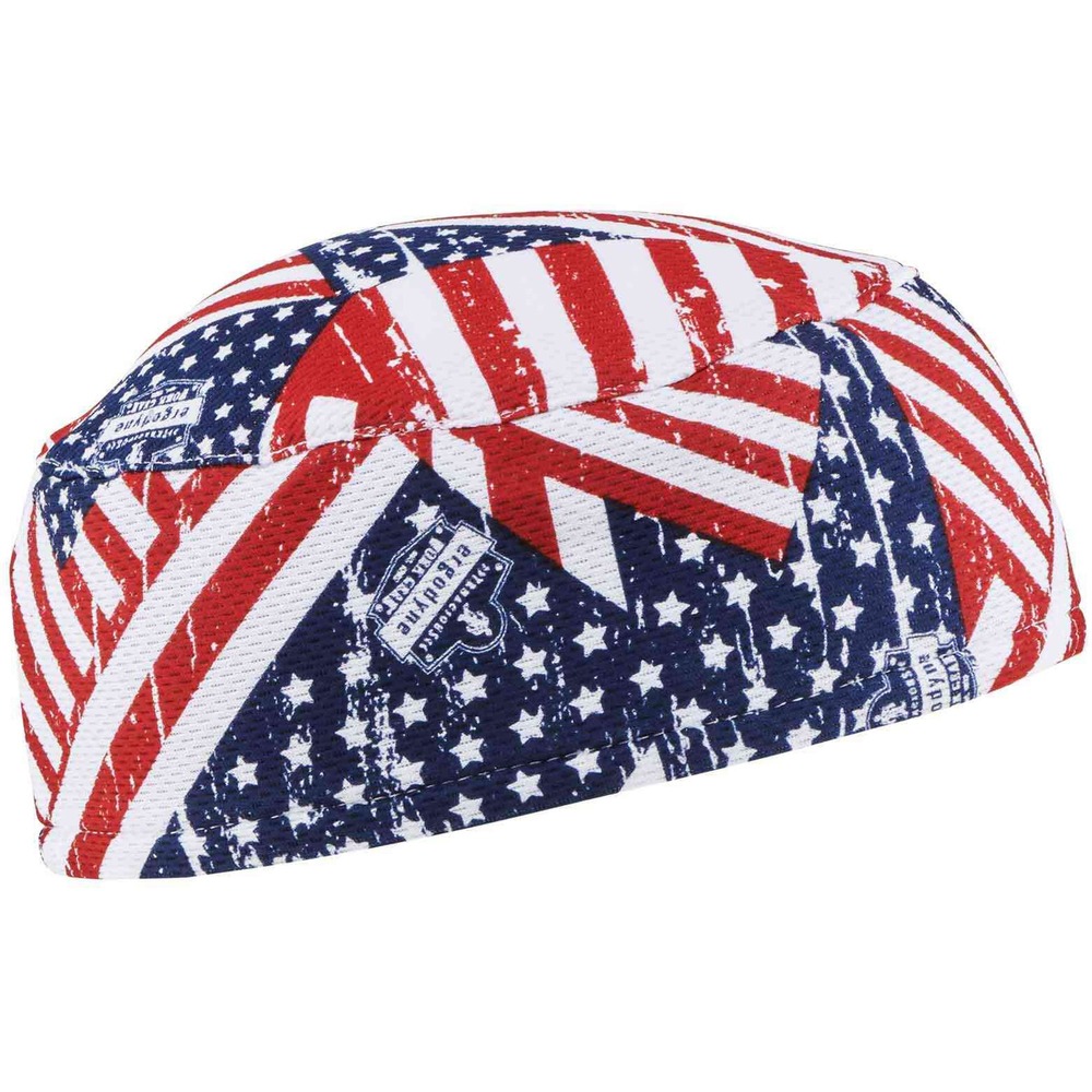EGO12506 - 6630 Skull Cap is a low-profile cap featuring a wide, absorbent, terry cloth sweatband to manage perspiration away from your eyes, face and glasses. Hi-Cool moisture-management fabric is stretchy enough to fit most heads and can be worn under a hard hat or on its own to provide sun-blocking protection. Cap is great for construction workers, landscapers, roofers and more. Wear this skull cap to reduce the risk of heat stress while mountain biking, motorcycling, gardening, hiking, playing sports and more.