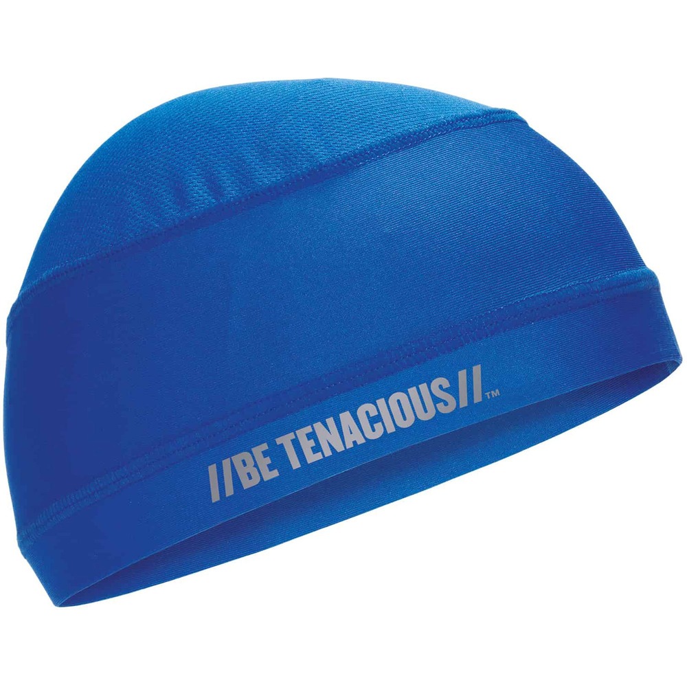 EGO12689 - 6632 Cooling Skull Cap is a low-profile cap that wicks away moisture when worn dry and provides evaporative cooling relief when worn wet. Stretchy, performance knit fabric uses UPF 50 plus sun protection to protect against harmful UV rays. Elastic band lines the interior for a snug, comfortable fit. Just soak this cap in water until saturated and then wring out excess water. Evaporative cooling process begins instantly and lasts for hours. When wearing dry, moisture-wicking fabric draws perspiration away to help keep you dry. Anti-odor treatment keeps this skull cap fresh. Reflective accents ensure workers are seen in low-light conditions. Low-profile design fits comfortably under a hard hat or helmet. Cap is great for construction, landscaping, roofing or working in the heat. It also reduces the risk of heat stress while mountain biking, motorcycling, gardening, hiking, playing sports and more.