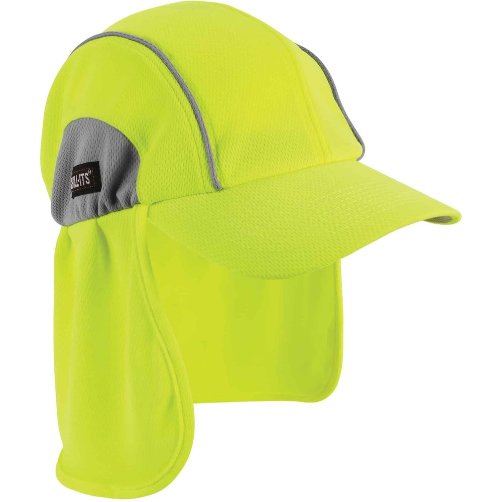 EGO12520 - Made with Hi-Cool moisture-wicking technology, the 6650 Cooling Hat and Neck Shade keeps workers comfortably cool and dry while shading the head, face and neck from the sun. Hi-Cool fabric wicks moisture away and dries quickly. Absorbent, terry cloth sweatband prevents sweat from dripping into eyes. This work hat is lightweight and breathable for comfortable, all-day wear. Wide-panel neck shade extends to ears for complete coverage while an adjustable cinch cord on the back creates a snug and custom fit on a variety of head sizes. High-visibility color keeps workers safe and seen in poor conditions. It is ideal for workers in hot environments with little shade. You stay protected while doing outdoor activities such as hiking, fishing and gardening.