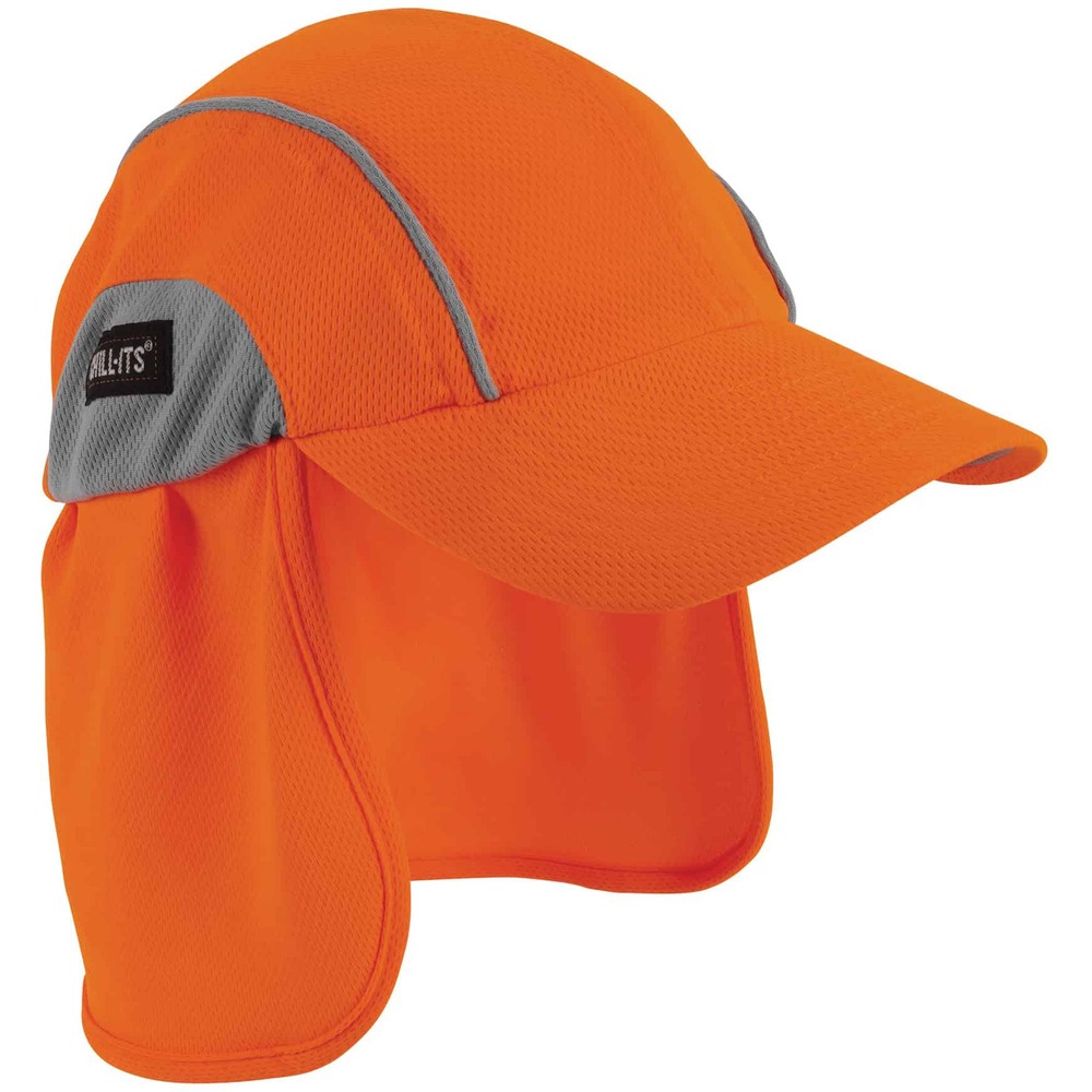 EGO12521 - Made with Hi-Cool moisture-wicking technology, the 6650 Cooling Hat and Neck Shade keeps workers comfortably cool and dry while shading the head, face and neck from the sun. Hi-Cool fabric wicks moisture away and dries quickly. Absorbent, terry cloth sweatband prevents sweat from dripping into eyes. This work hat is lightweight and breathable for comfortable, all-day wear. Wide-panel neck shade extends to ears for complete coverage while an adjustable cinch cord on the back creates a snug and custom fit on a variety of head sizes. High-visibility color keeps workers safe and seen in poor conditions. It is ideal for workers in hot environments with little shade. You stay protected while doing outdoor activities such as hiking, fishing and gardening.