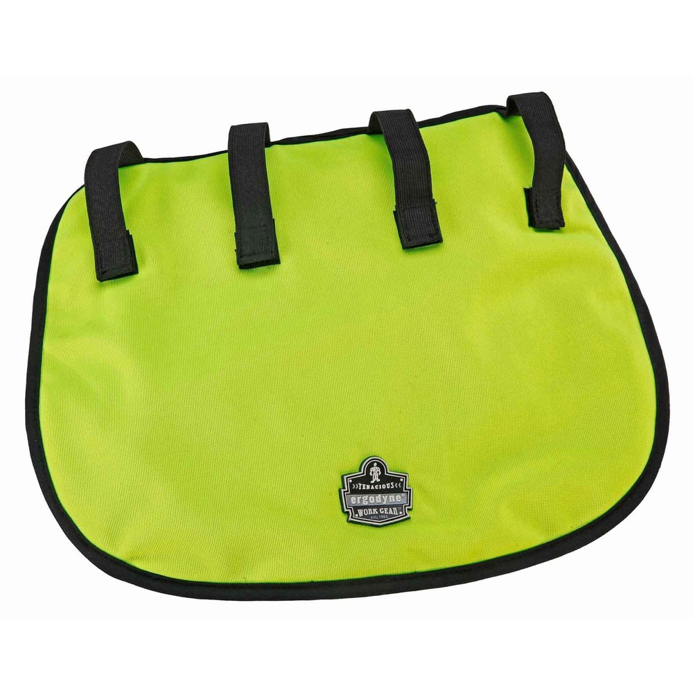 EGO12523 - 6670CT Cooling Neck Shade for Hard Hat protects neck from sun exposure. Evaporative cooling qualities activate when neck shade is submerged in water. It remains cool up to 4 hours. Run the neck shade under water to reactivate the cooling mechanism. It attaches to most hard hats and safety helmets with the hook-and-loop straps. Long, wide neck shade provides coverage for neck and ears, reducing heat stress and sun damage. Neck shade is ideal for those working in the heat, including construction, roofing and landscaping. Use it to reduce the risk of heat stress while mountain biking, motorcycling, hiking and more. Machine-wash as needed and hang dry for longest life.