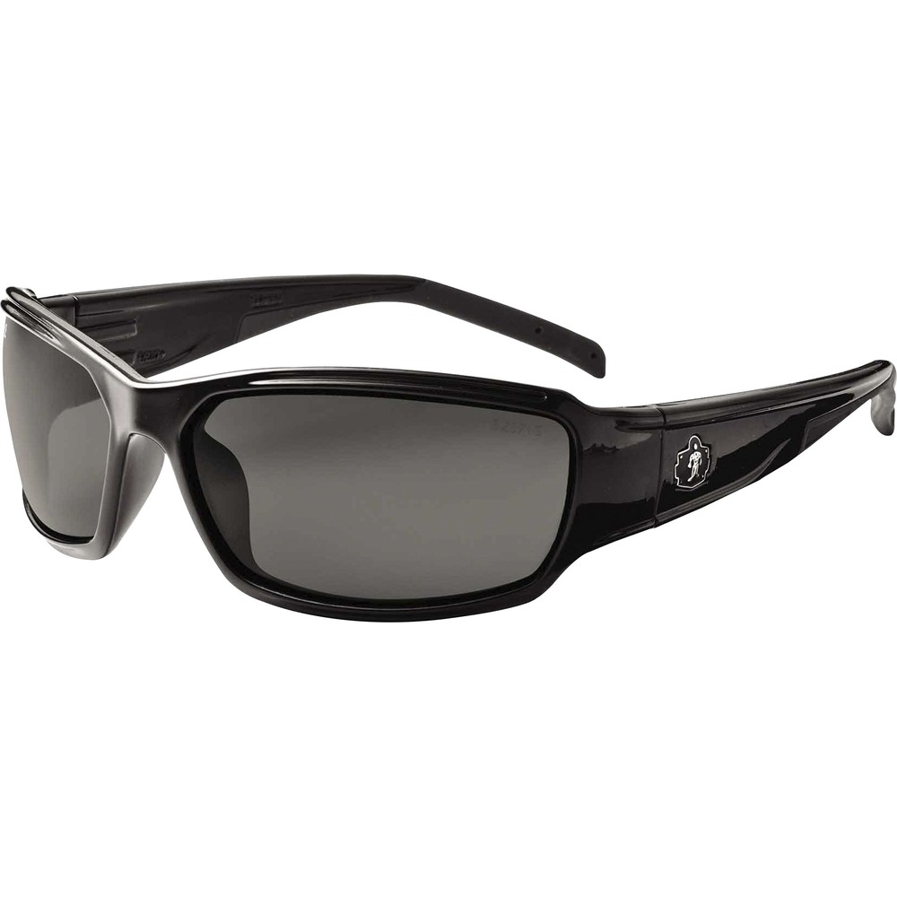 EGO51033 - Thor Anti-Fog Smoke Lens Safety Glasses feature tough, scratch-resistant lenses that filter 99.9 percent of harmful UVA, UVB and UVC rays to keep your eyes protected from the sun. Sleek, blade-style design provides a sporty look. Durable frames bend and flex without breaking. Flexible rubber temples and nonslip nose offer a comfortable fit for all-day wear. Anti-fog glasses with Fog-Off treatment won't wash off or wear off for fog-free viewing even while wearing a dusk mask. They are perfect for outdoors and in bright light. Impact-resistant glasses are tested and approved by ANSI Z87.1 plus for High Velocity Impact Protection and meet CSA Z94.3 requirements. They are also MIL-PRF 32432 approved for ballistic impact by withstanding a steel projectile shot from 660' away at 201m per second.