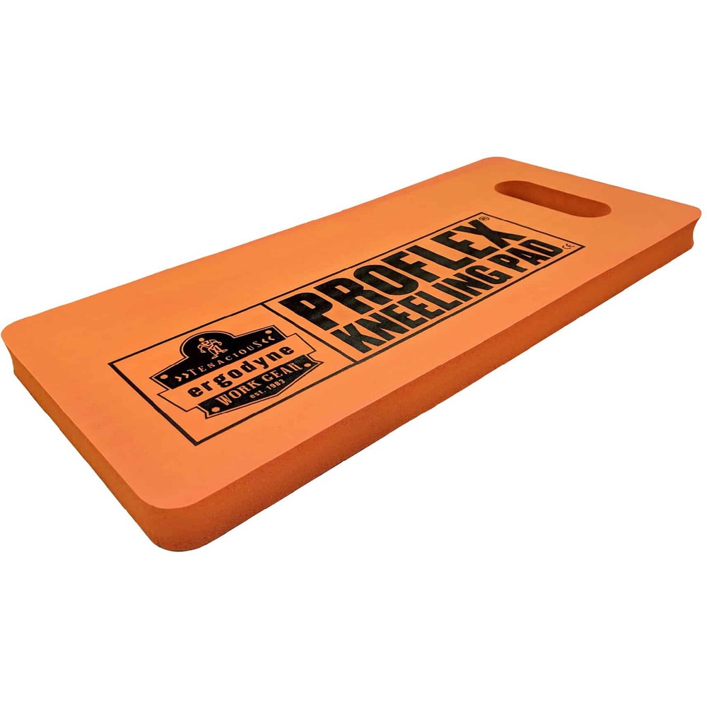 EGO18376 - Made with thick, NBR foam, the 375 Small Foam Kneeling Pad protects knees against hard surfaces without thinning and compressing pad over time. Pain-free kneeling increases productivity and helps prevent common knee injuries. Easily carry, transport and store the lightweight pad with the built-in handle. Multifunctional, comfortable pad supports and alleviates pressure for elbows, shoulders and hips when working in constrained, twisted postures. Pad is liquid-resistant so anything from water to petroleum will not damage the foam. Use kneeling protection while on cold surfaces, hard steel, concrete, grating, gravel and wet surfaces. Small pad is great for mechanics, construction, plumbers, electricians, flooring and more.