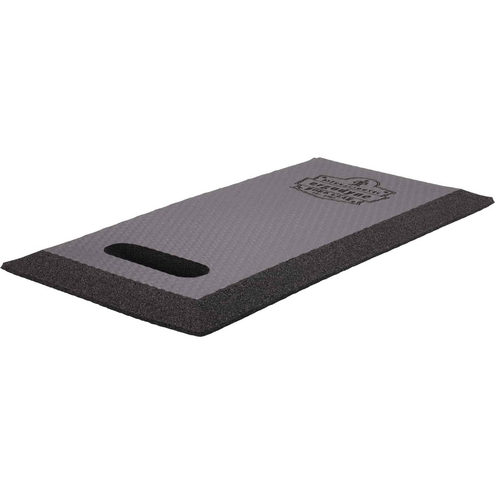 EGO18378 - Made with thick, NBR foam, the 376 Small Foam Kneeling Pad protects knees against hard surfaces without thinning and compressing pad over time. Pain-free kneeling increases productivity and helps prevent common knee injuries. Easily carry, transport and store the lightweight, thin pad with the built-in handle. Multifunctional, comfortable pad supports and alleviates pressure for elbows, shoulders and hips when working in constrained, twisted postures. Textured top and bottom grip flooring and prevent your knees from sliding around when using. Beveled edges minimize risk of trips and falls. Pad is liquid-resistant so anything from water to petroleum will not damage the foam. Use kneeling protection while on cold surfaces, hard steel, concrete, grating, gravel and wet surfaces. Small pad is great for mechanics, construction, plumbers, electricians, flooring and more.