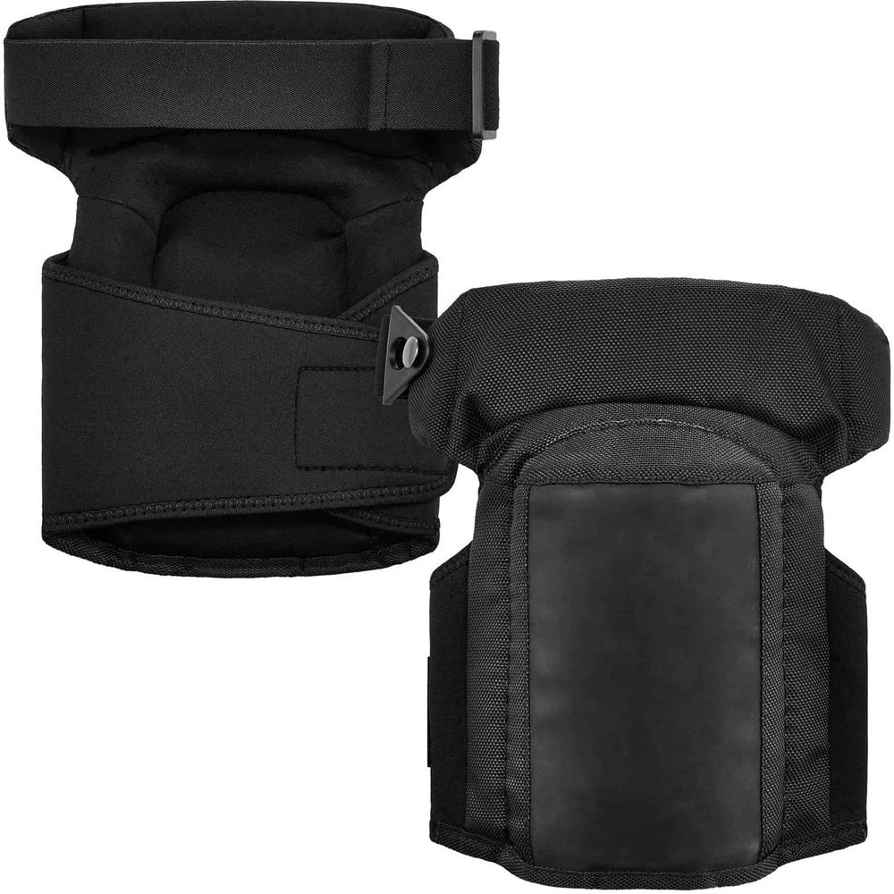 EGO18450 - Made with 1680D nylon shell and 420D nylon rubber, the 450 Soft Cap Gel Knee Pads with Hinged Straps are built to last for the toughest jobs. Pads protect your knees from scrapes, bruises and minor injuries while working. Hinged straps move with your natural body movements when walking, crawling and kneeling. Long cap maximizes protection and enhances stability to prevent wobbliness on knees. Abrasion-resistant cap avoids scuffs and scratches without damaging other surfaces either. Pads will not slide down or move around thanks to thick, elastic straps. Gel and EVA foam cushion pads provide comfortable, all-day support. Hook-and-loop closures supply an easy way to adjust straps to your comfort level without coming loose. Top strap with locked buckle adds extra security to avoid readjusting pad. Knee pads are tested and approved by some of the most demanding knee protection users, airline baggage handlers. They are also perfect for jobs in construction, HVAC, tiling and more.