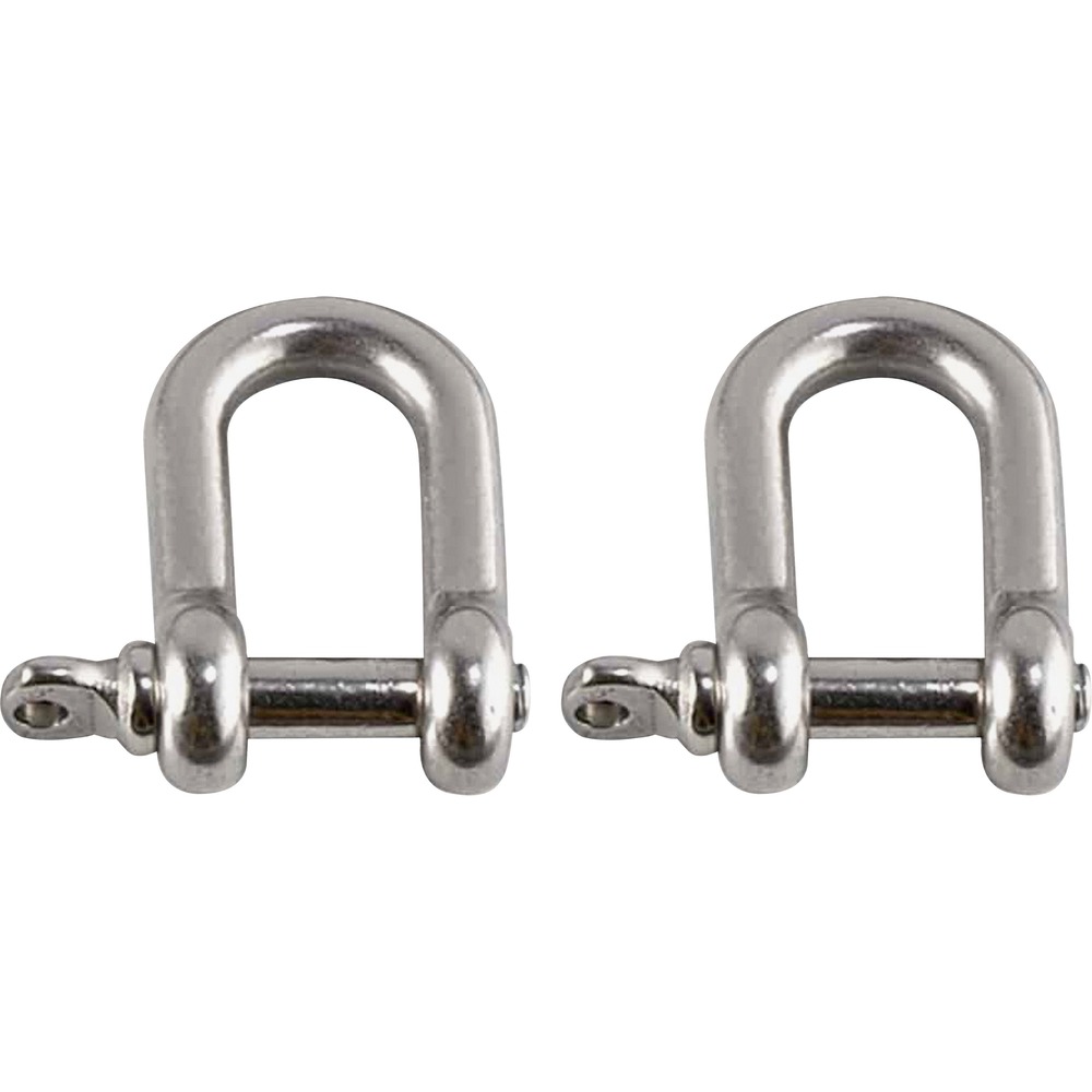 EGO19792 - Stainless steel, U-shaped, 3790 Tool Shackles connect to waisted or necked tools with a tapered midsection or tools with captive holes to create a secure tethering point. One-step, retrofit attachments feature a maximum safe working capacity of 15 lb. Shackles are approved to the ANSI/ISEA 121-2018 standard for dropped object prevention. Enhance security by adding adhesive (not included) to tighten.