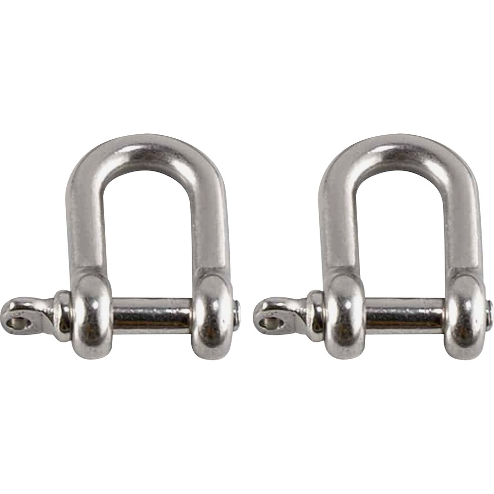 EGO19794 - Stainless steel, U-shaped, 3790 Tool Shackles connect to waisted or necked tools with a tapered midsection or tools with captive holes to create a secure tethering point. One-step, retrofit attachments feature a maximum safe working capacity of 15 lb. Shackles are approved to the ANSI/ISEA 121-2018 standard for dropped object prevention. Enhance security by adding adhesive (not included) to tighten.