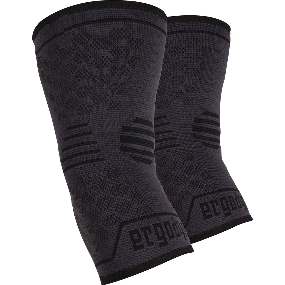 EGO16593 - Wear these 651 Compression Elbow Sleeves on and off the jobsite for comfortable, elbow and joint support. Brace reduces joint pain and swelling by increasing blood flow to the arm and enhancing joint flexibility to accelerate injury recovery. Sleeves are made of breathable, supportive knit that doesn't hinder your range of motion. Anti-slip, formfitting material stays in place without constant readjusting throughout your day. Layer under or over your clothes with its low-profile material. Elbow support is created for workers, athletes or anyone needing additional support for injuries. Machine-wash sleeve to quickly use the next day.
