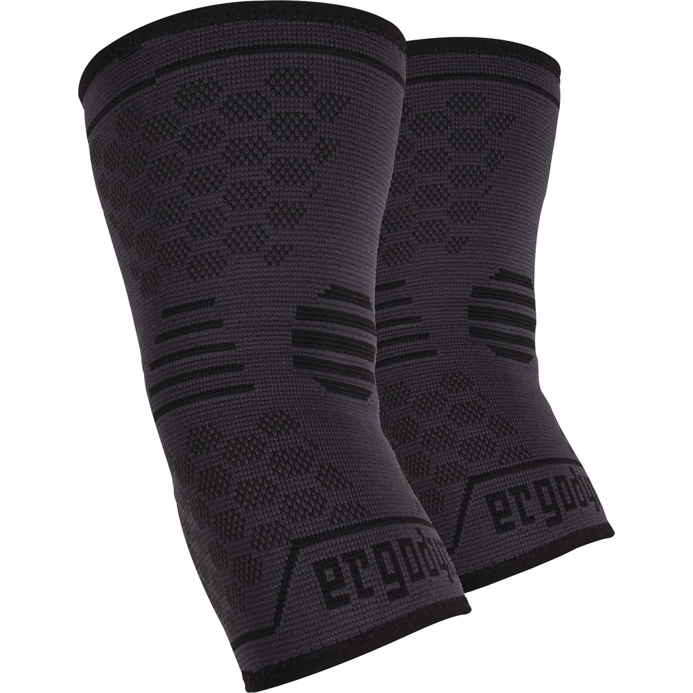 EGO16594 - Wear these 651 Compression Elbow Sleeves on and off the jobsite for comfortable, elbow and joint support. Brace reduces joint pain and swelling by increasing blood flow to the arm and enhancing joint flexibility to accelerate injury recovery. Sleeves are made of breathable, supportive knit that doesn't hinder your range of motion. Anti-slip, formfitting material stays in place without constant readjusting throughout your day. Layer under or over your clothes with its low-profile material. Elbow support is created for workers, athletes or anyone needing additional support for injuries. Machine-wash sleeve to quickly use the next day.