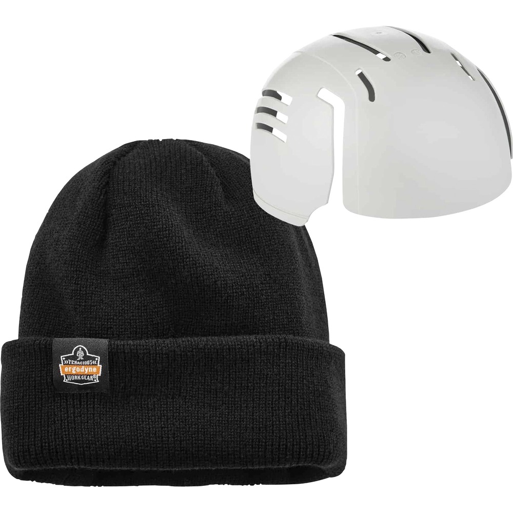 EGO16811 - Made with stretchable, 100 percent acrylic, rib-knit fabric, this 6811ZI Beanie with Bump Cap is a perfect, cold-weather outfit accessory. Fabric creates a snug fit that keeps cold out. Stretchy material provides room for most head sizes yet conforms to your head to trap heat inside. Beanie is designed to fit under headgear for added warmth while working. Zippered compartment holds an included Skullerz 8945 Universal Bump Cap to protect your head from bumps, scrapes, bruises and other minor injuries. This beanie is great to wear during work that involves cold weather or tight spaces where you are prone to bumping your head. Machine-wash to wear the next day.
