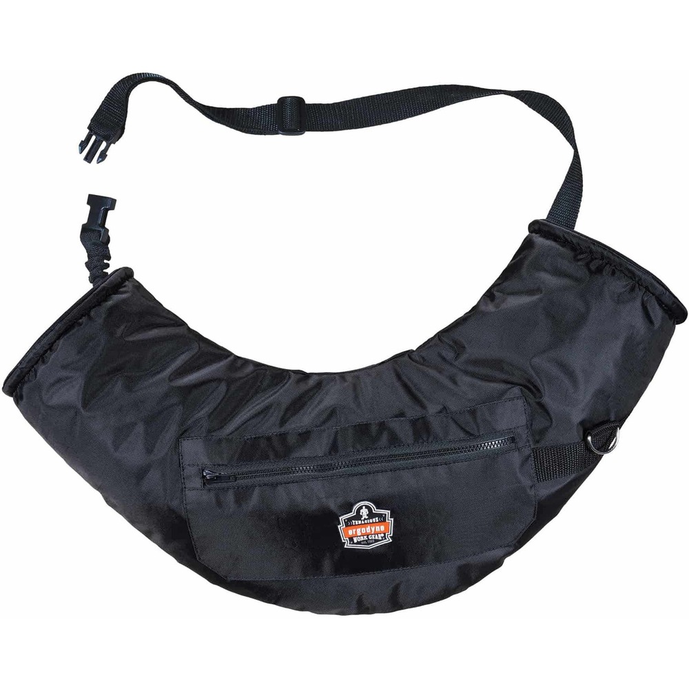 EGO16982 - Wear the 6980 Winter Hand Warmer Muff around the waist to provide warm protection against extremely cold weather. It is a great alternative to gloves for those needing proper use of their uncovered hands while working. Water-resistant, windproof, nylon shell and interior fleece lining provide cozy protection against harsh elements. Neoprene cuffs make it easy to insert and remove hands. Angled design of the muff allows a natural, comfortable fit while using. Adjustable quick-release waistband provides a customized fit with or without bulky winter gear. Hand muff can be loosened and spun to the back of the body. Inside the hand muff are two interior pockets designed to fit hand-warming packets for added warmth. Design includes front zippered compartment to store small gear or personal items, nametag label and D-ring attachment point for linking glove clips, keys and other gear. Kit includes five hand warmers for maximum protection against harsh winters.