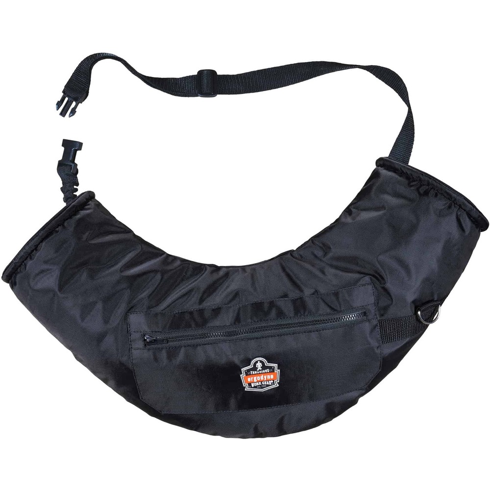 EGO16980 - Wear the 6980 Winter Hand Warmer Muff around the waist to provide warm protection against extremely cold weather. It is a great alternative to gloves for those needing proper use of their uncovered hands while working. Water-resistant, windproof, nylon shell and interior fleece lining provide cozy protection against harsh elements. Neoprene cuffs make it easy to insert and remove hands while also keeping cold air out. Angled design of the muff allows a natural, comfortable fit while using. Adjustable quick-release waistband provides a customized fit with or without bulky winter gear. When not needed, the hand muff can be loosened and spun to the back of the body. Inside the hand muff are two interior pockets designed to fit hand-warming packets (not included) for added warmth. Design includes front zippered compartment to store small gear or personal items, nametag label and D-ring attachment point for linking glove clips, keys and other gear.