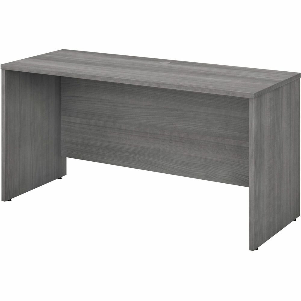 BSHSCD360PG - Studio C 60W Credenza Desk gives you just the right amount of work space with a sturdy design and refreshing finish you'll love. Durable, thermally fused laminate construction stands up to your 40-plus hour work week, resisting scratches, stains and dents to look great for years. Clean lines and an extended modesty panel create a classic desk design, but the contemporary, Platinum Gray finish fits the style needs of the modern office. Spread out on the 60" wide desk surface with your computer, notebook and more for a productive day, or add coordinating items from Studio C to create a larger configuration for all the multi-tasking space you need. Combine with matching Studio C products to form a U-shaped configuration or desk and credenza set. Desk accepts mobile file cabinets, pencil drawer or keyboard tray (all sold separately) to complete your office.